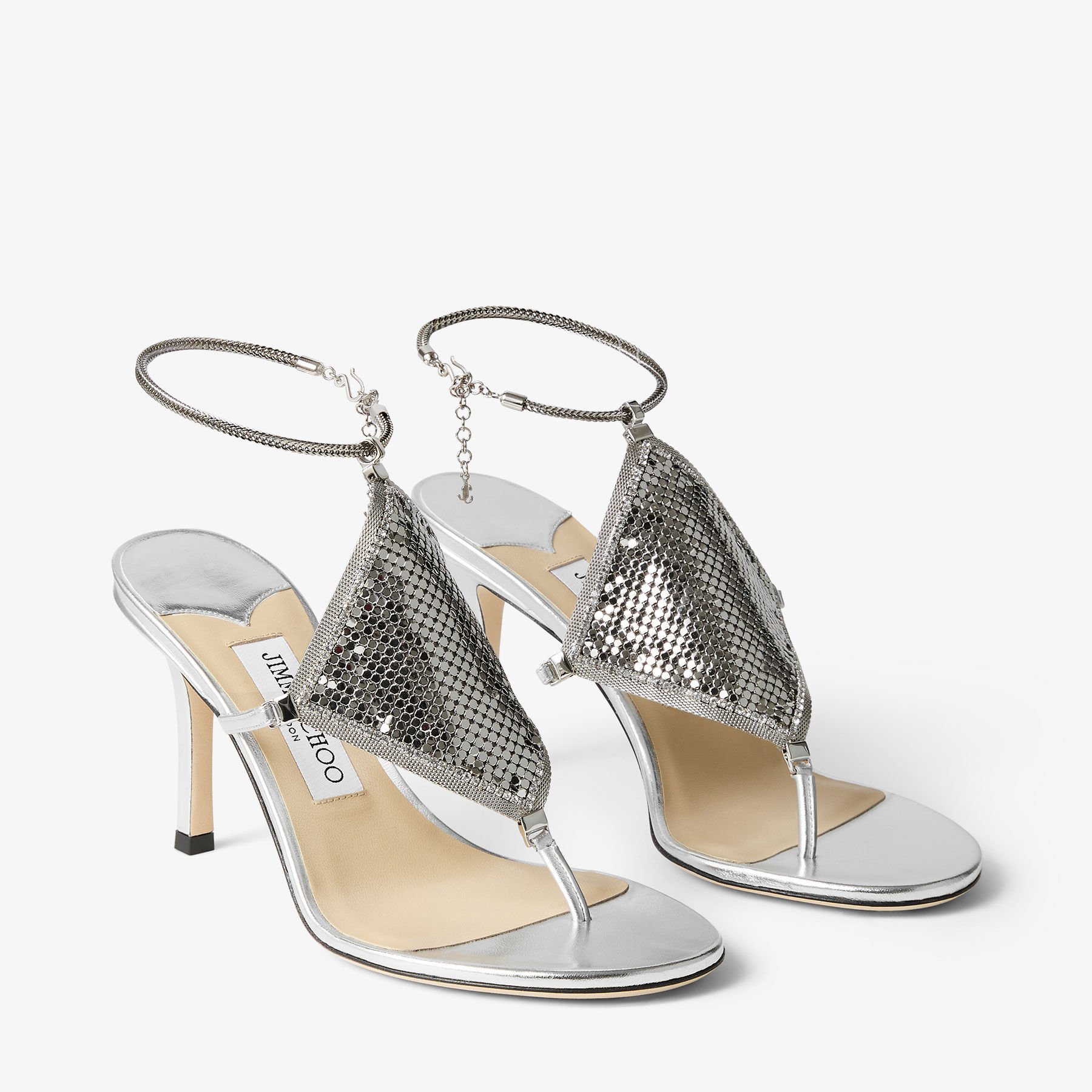 Didi Flat | Latte Patent Leather Flats | JIMMY CHOO