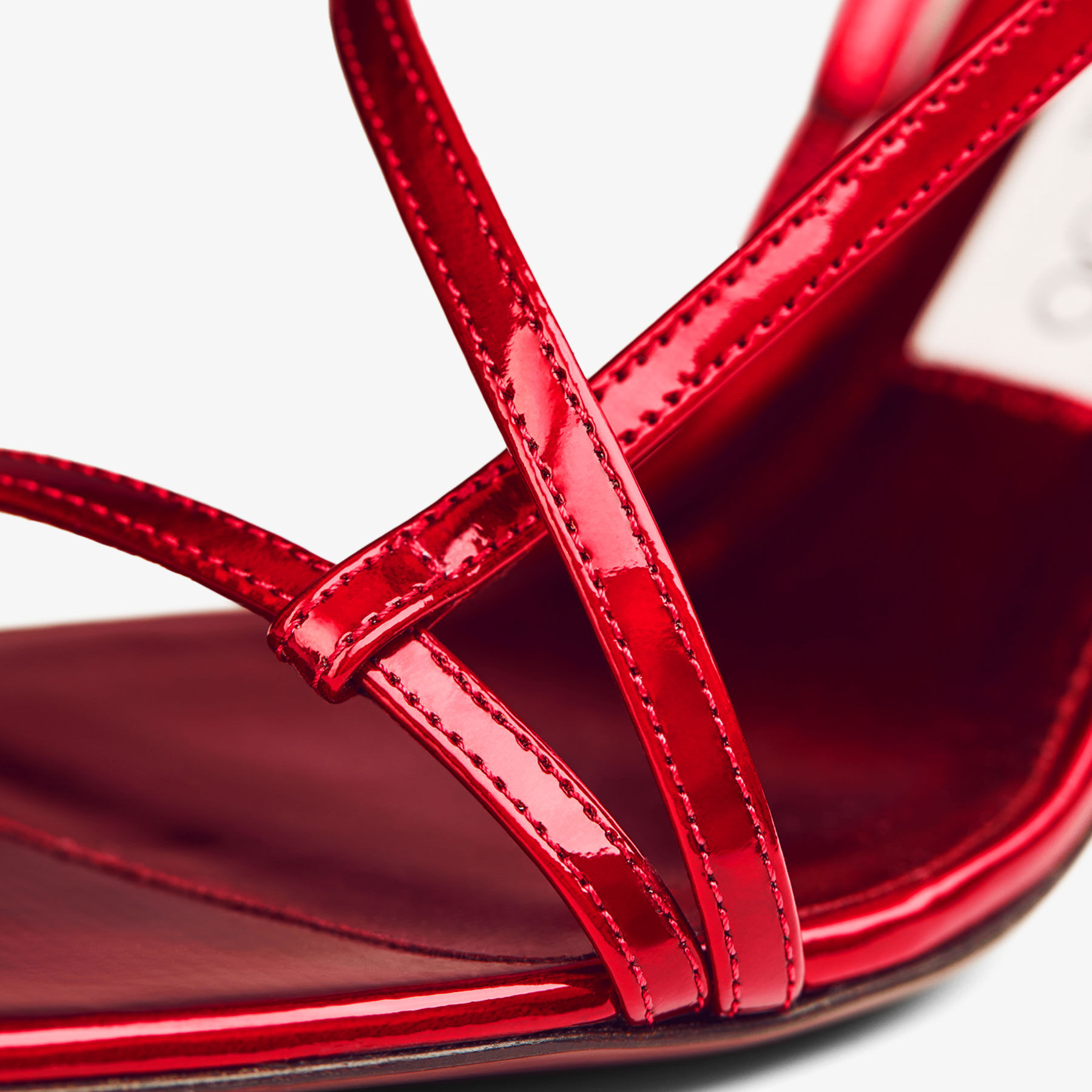 品質一番の Etana CHOO JIMMY | Sandals Satin Red Ruby | 80 その他