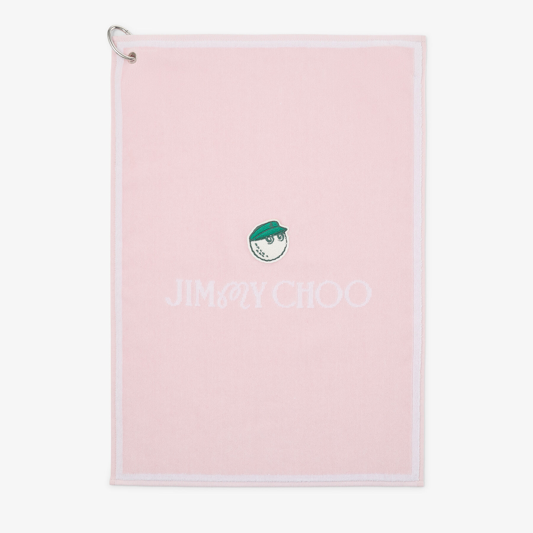 Jimmy Choo◆しっかりコットン JC ロゴ リラックスTシャツ PINK Jimmy Choo(ジミーチュウ) Tシャツ・カットソー(レディース