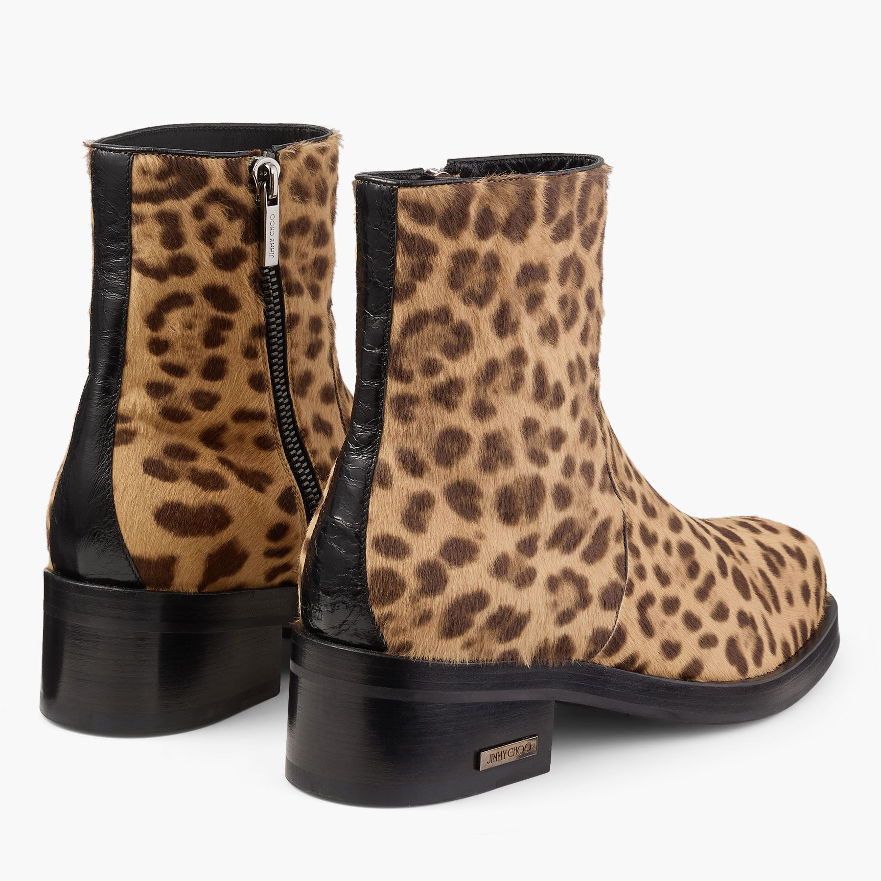 Jimmy choo leopard boots new arrivals
