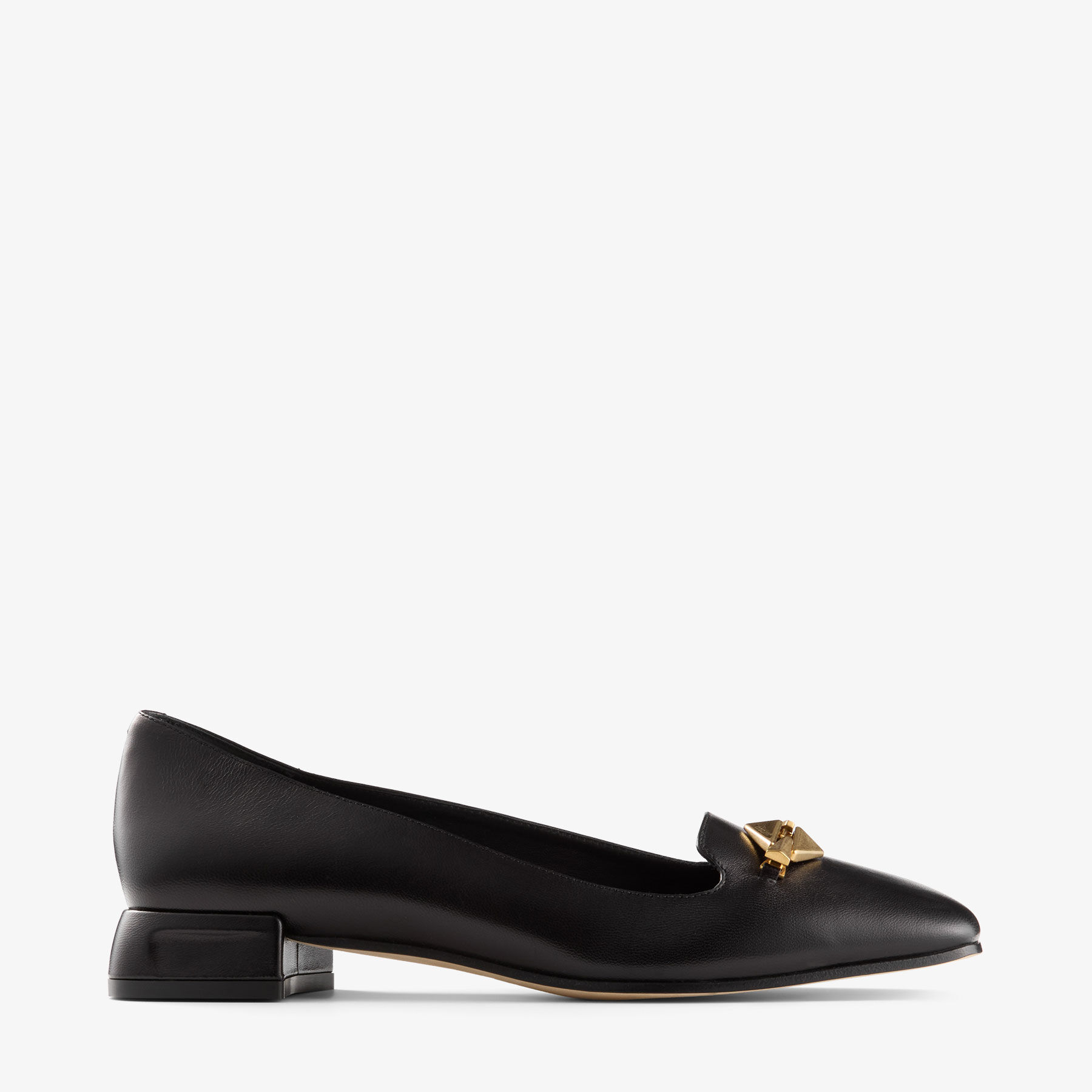 Ravi Flat | Black Nappa Leather Flats | JIMMY CHOO US