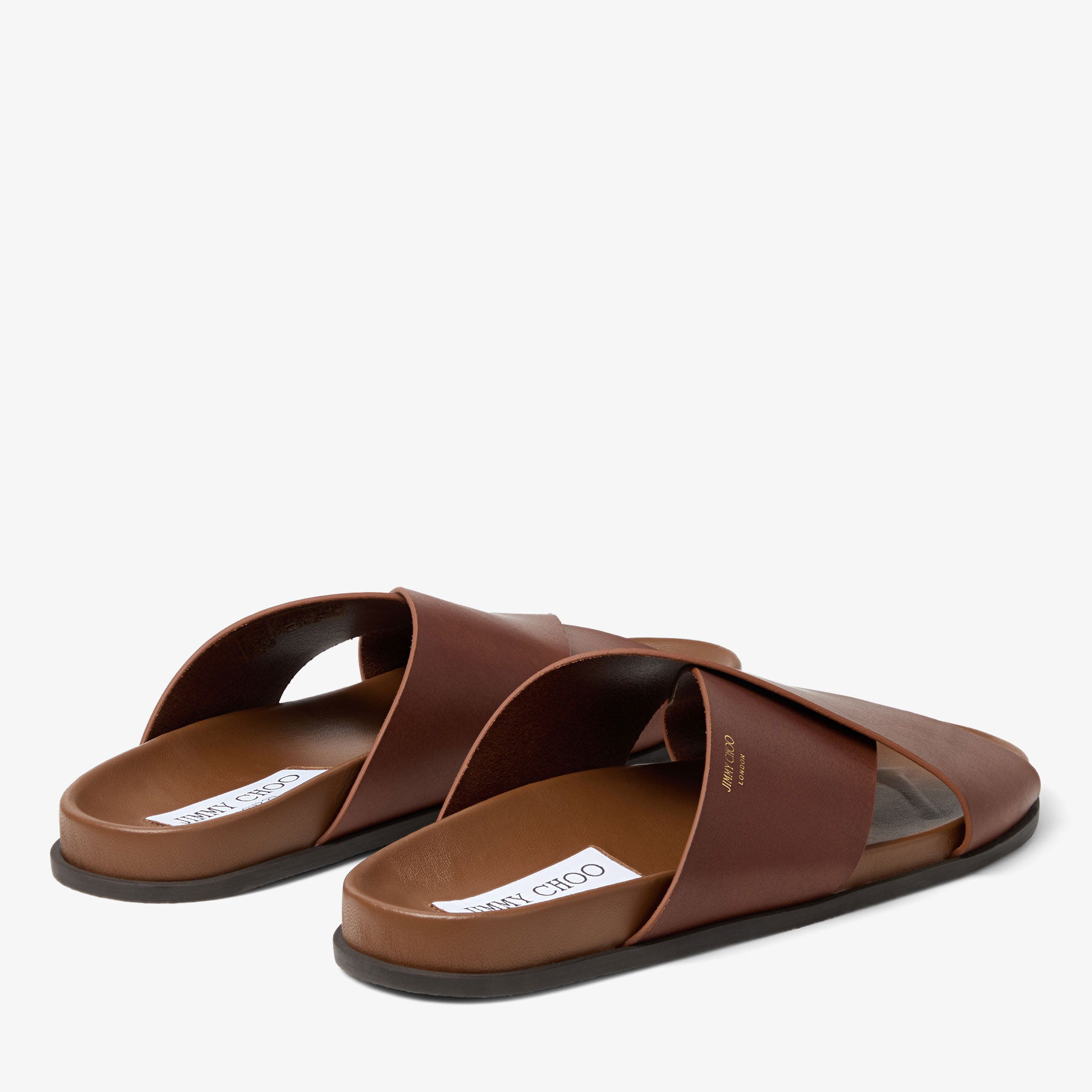 Sample Industries Slide Sandal HQ Leather Synthetic New Select Colors and Sizes Belmont- Leather Statement Slide Sandal - Tan – Cecelia New York main image 3