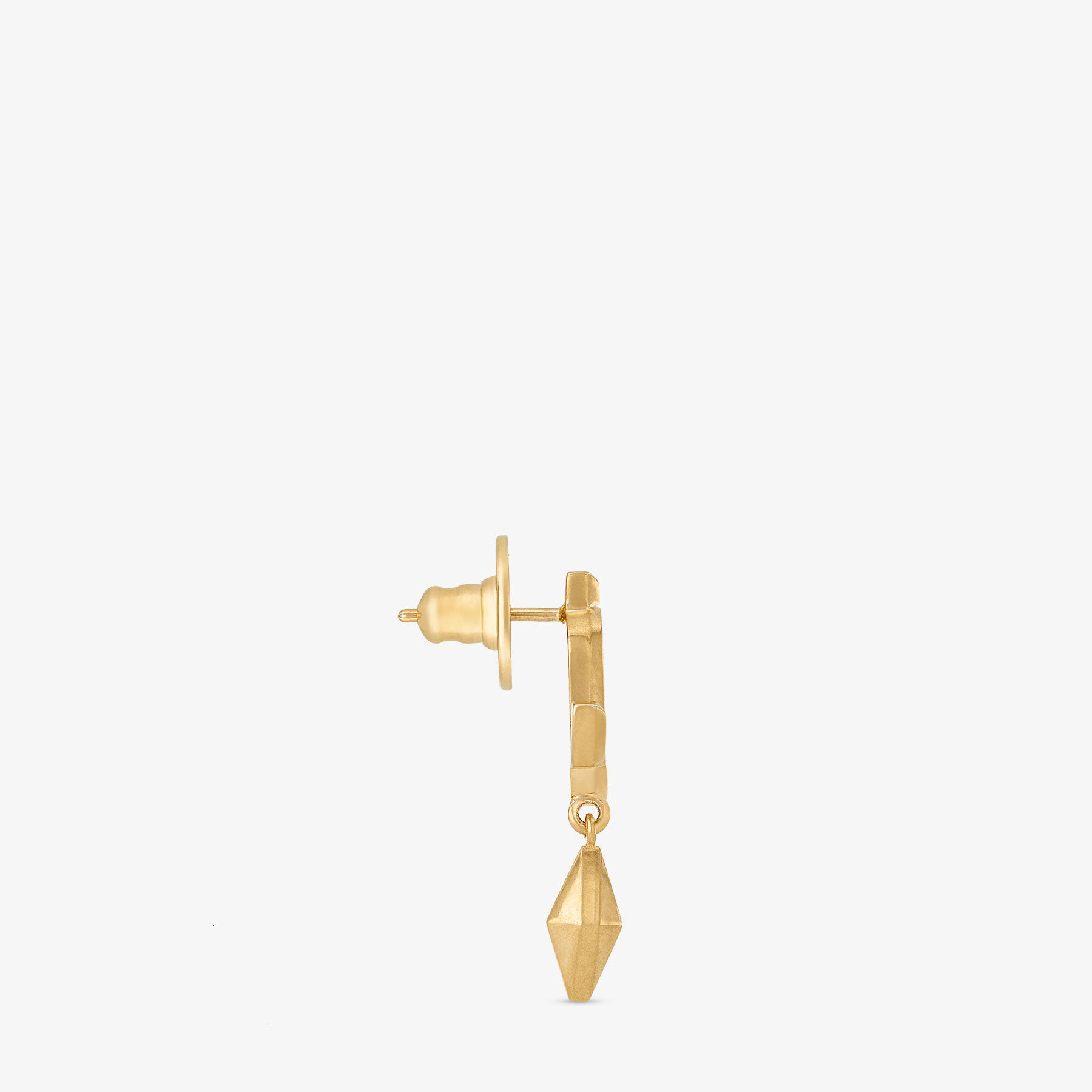 JC DIAMOND EARRING | Gold-Finish JC Earrings | New