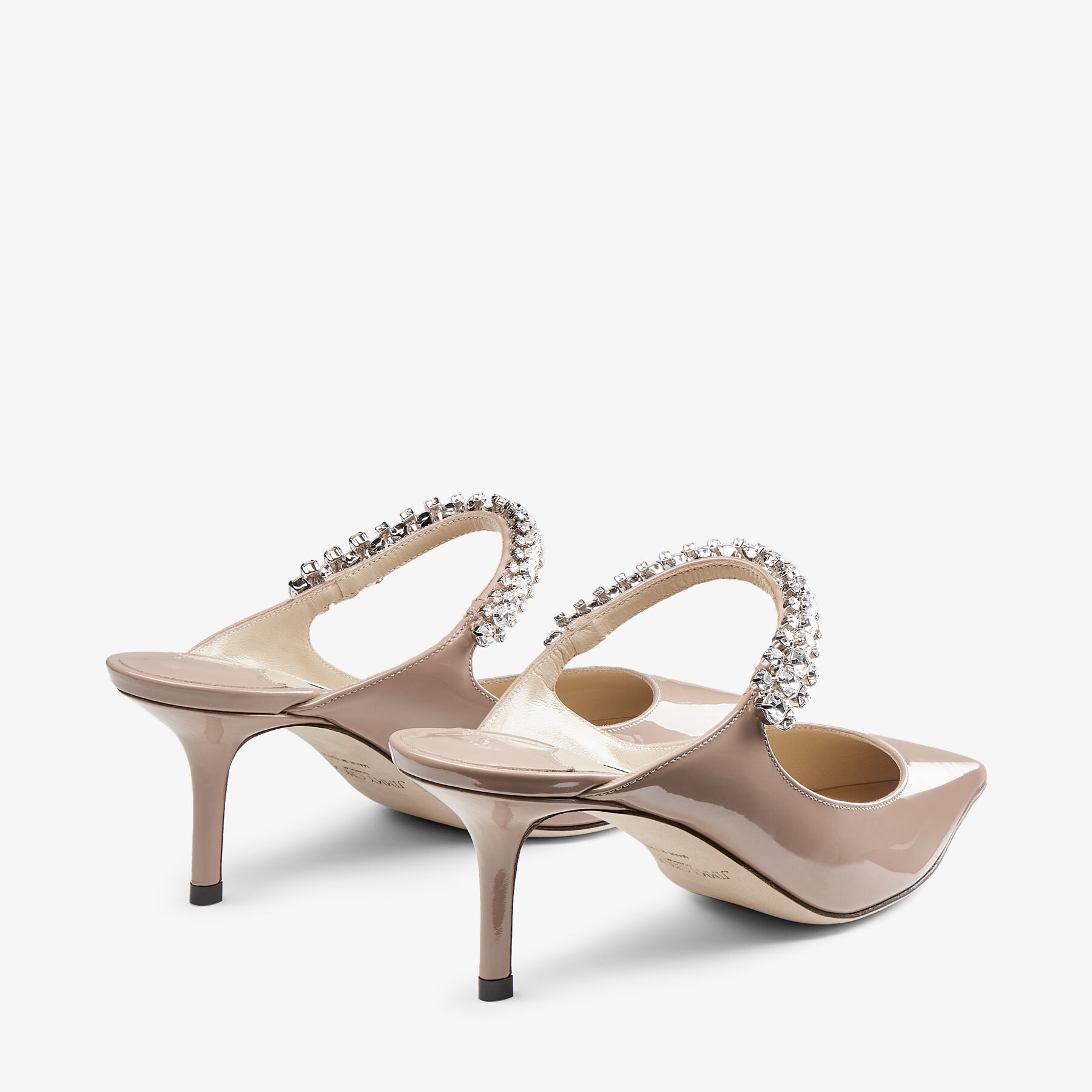 2024 お歳暮【公式】 - 人気ブランド Leather Patent Pink Ballet | 65 Bing Mules Crystal with 靴