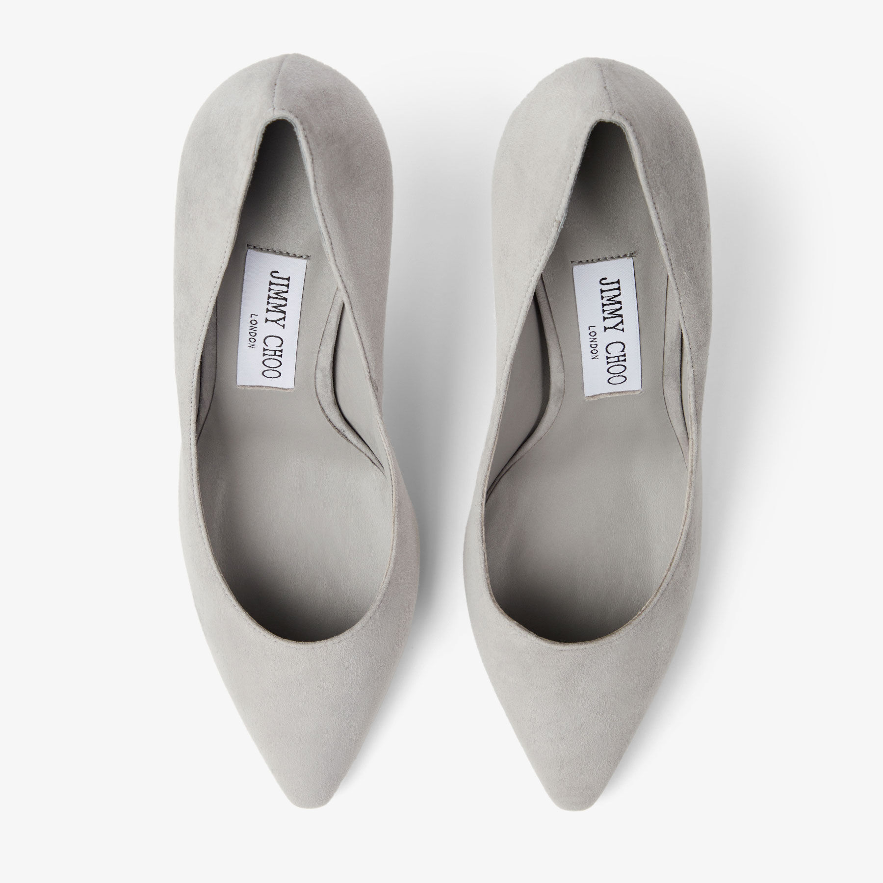 Romy 85 | Dove Tonal Suede Pumps | JIMMY CHOO