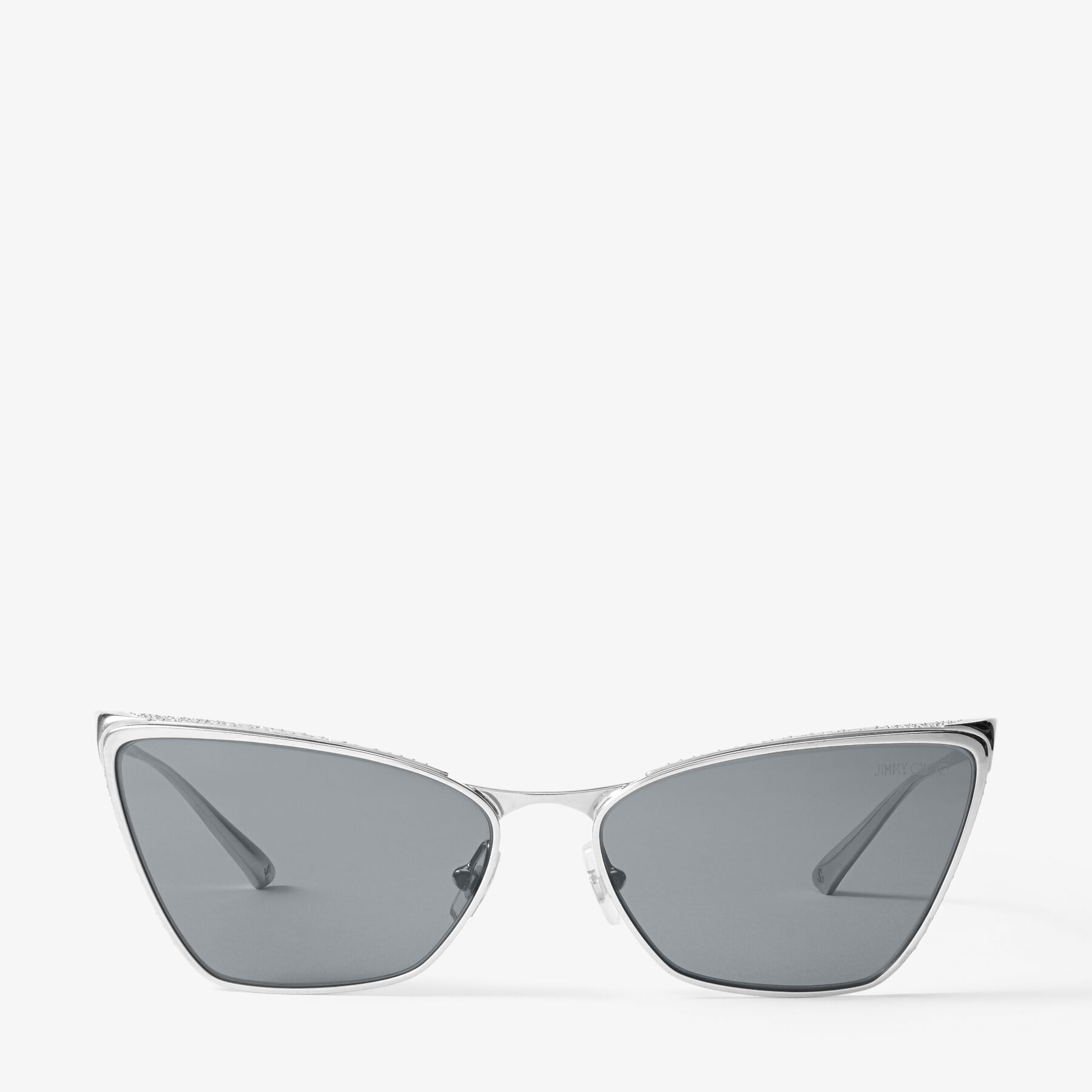 サングラス JIMMY CHOO Woman Sunglasses Silver 0JC4010B SILVER Payton | Silver Cat Eye Sunglasses | JIMMY CHOO US