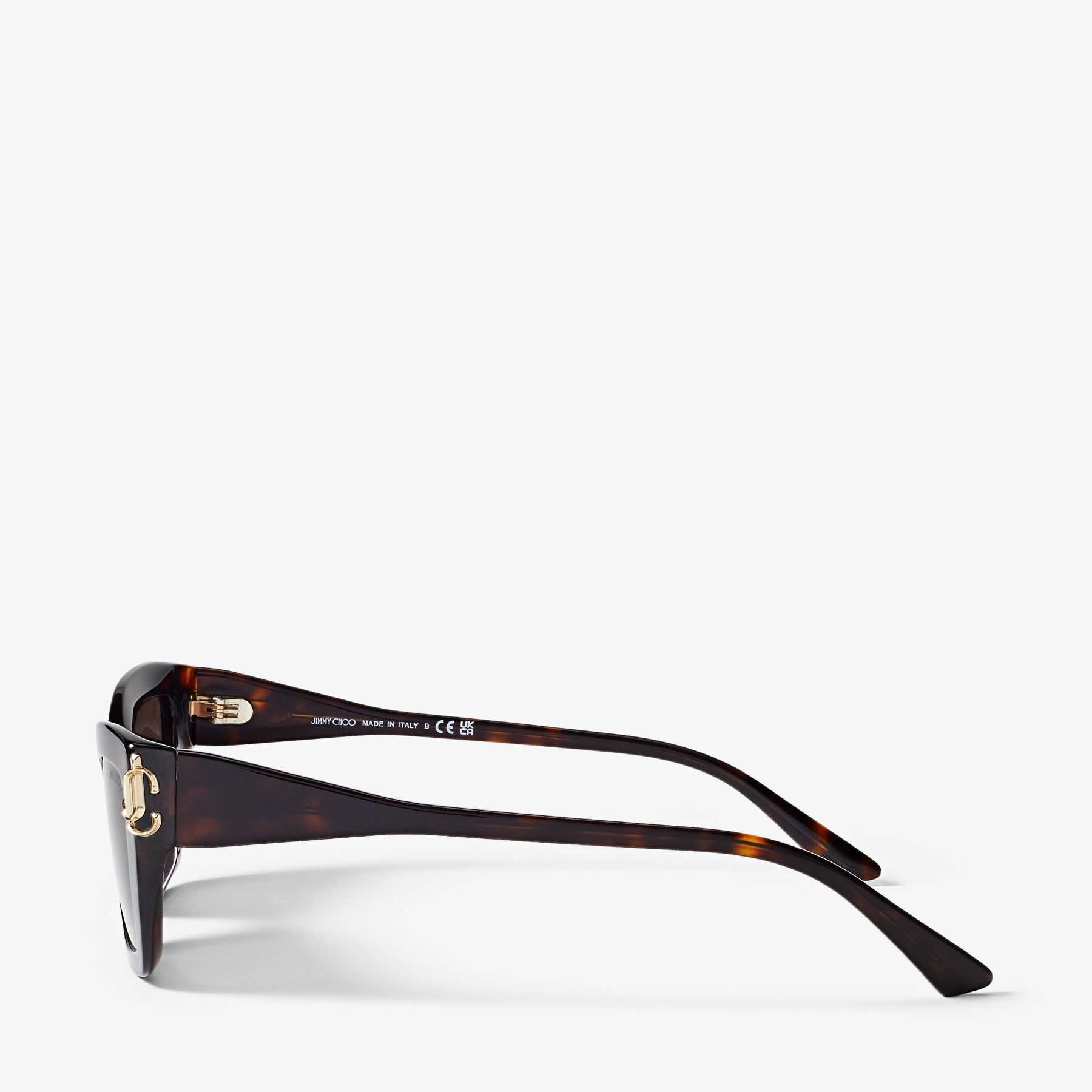 JIMMY CHOO キャットアイフレムサンクラス SINNIEGS086HA HAVANA ISLA0JC5011UE5002_027447_SIDE_