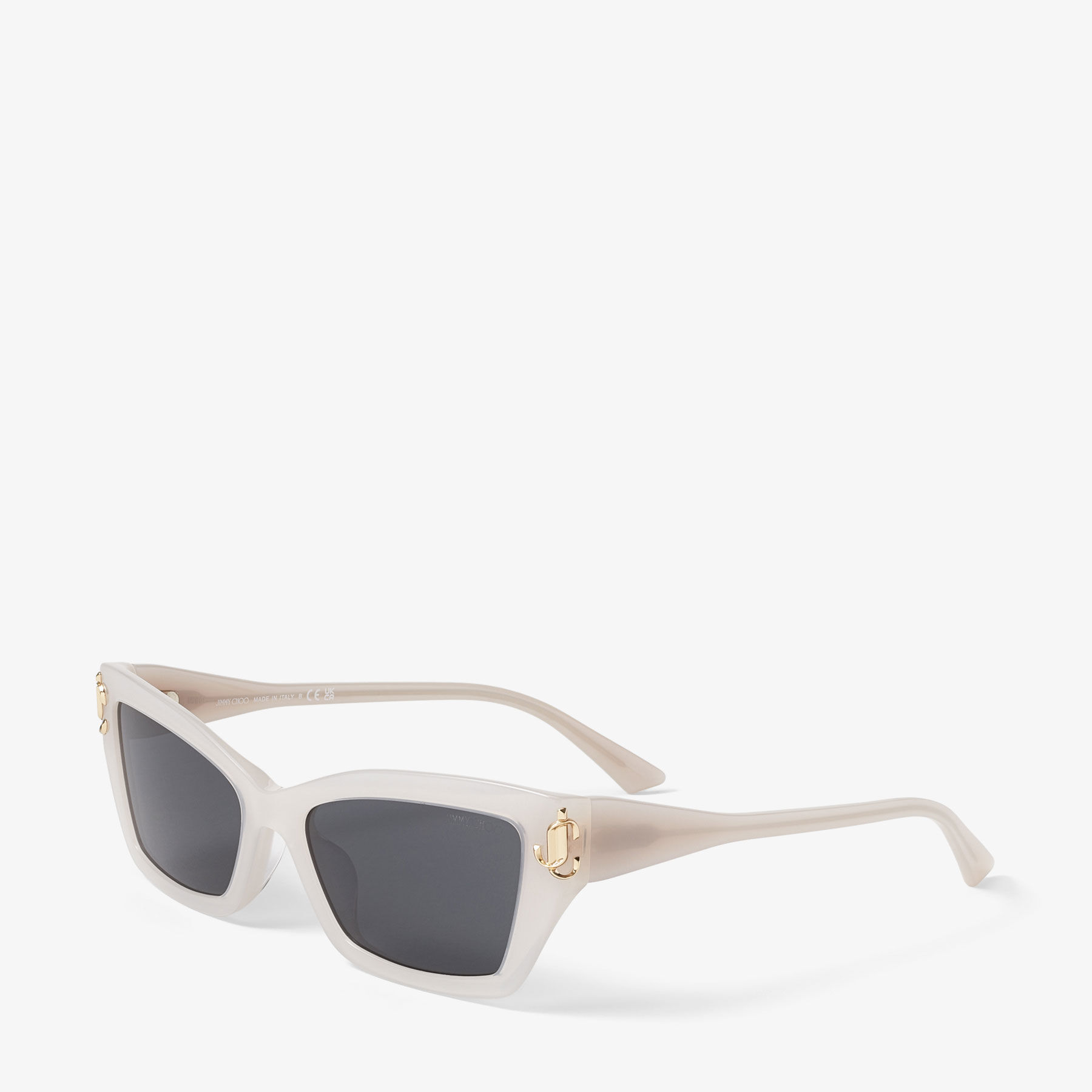 すぐ届く！JIMMY CHOO/ イスラ Blackキャットアイ・サングラス Sol | Black Cat Eye Sunglasses | JIMMY CHOO