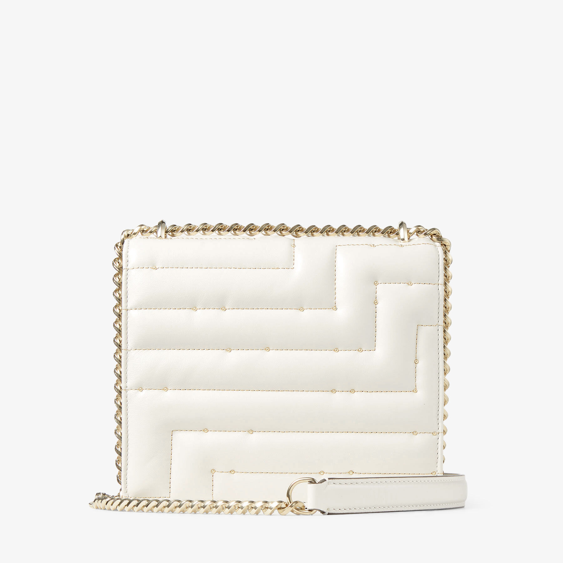 AVENUE SHOULDER | Latte Avenue Nappa Leather Shoulder Bag