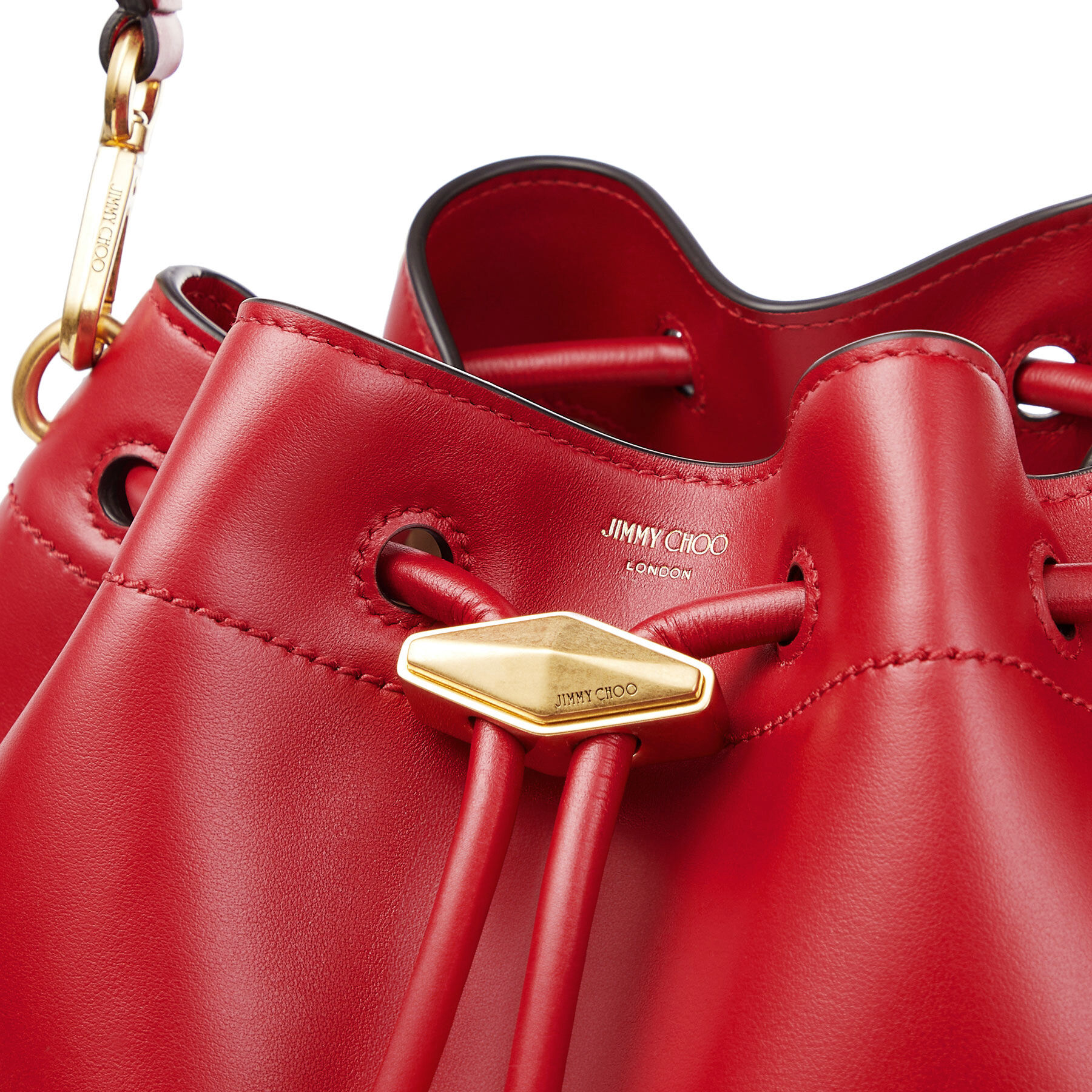 出産祝い Red Ruby | M Cinch Leather CHOO JIMMY Handbag| バッグ