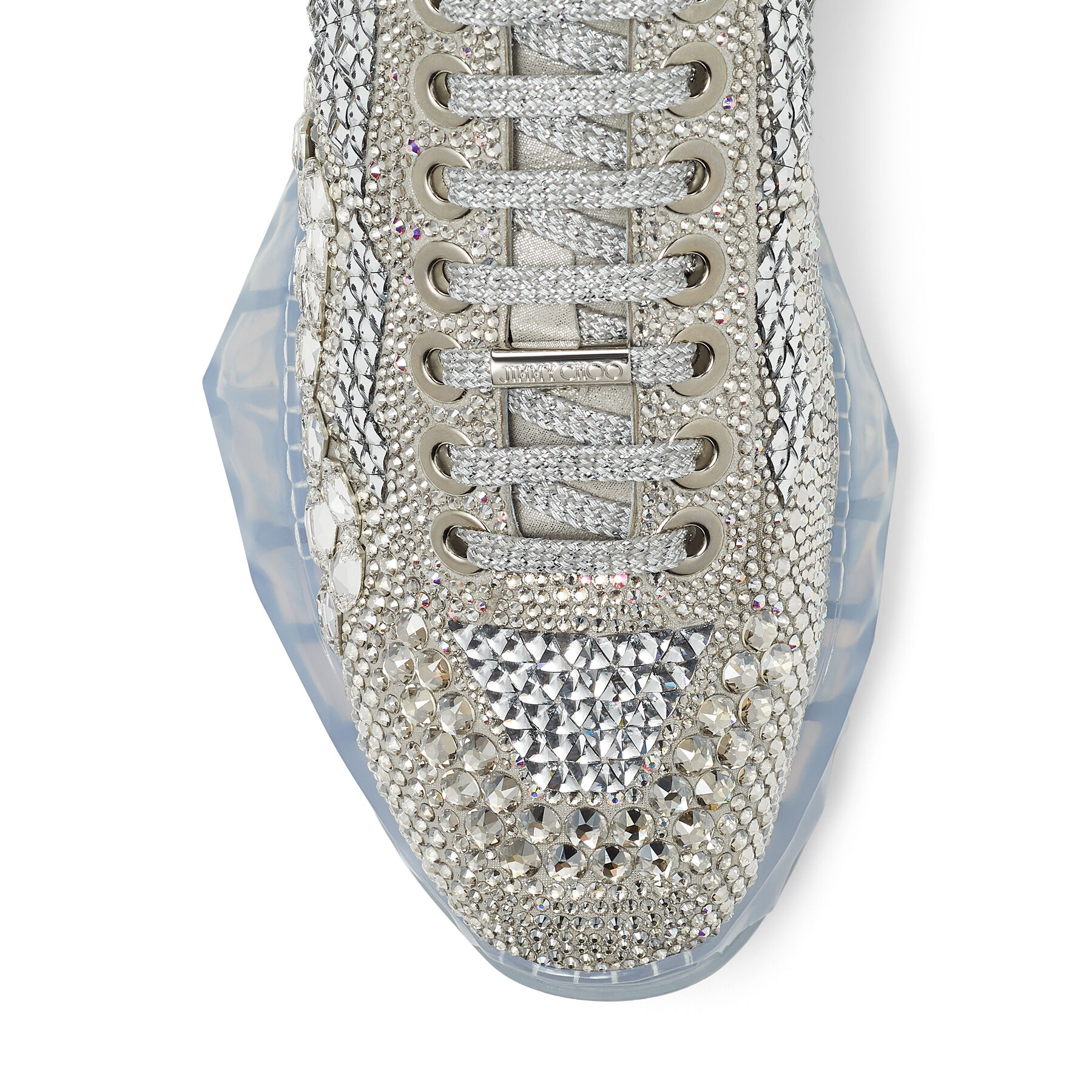 jimmy choo diamante trainers