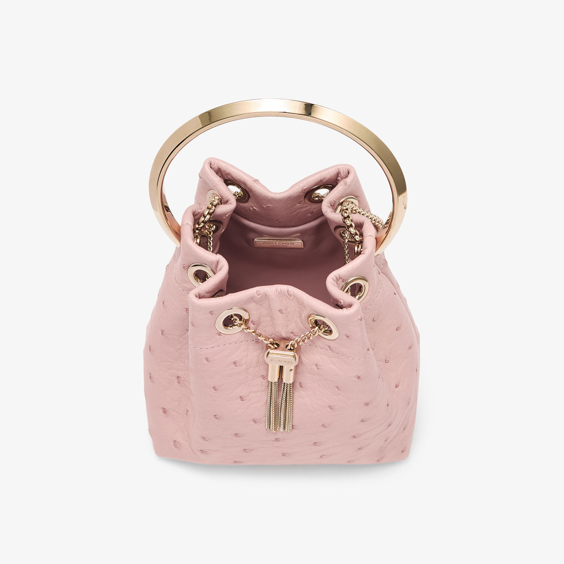 JIMMY CHOO ピンク ショルダーバッグ VINTAGE ROSE JIMMY CHOO(ジミーチュウ) チェーンショルダーバッグ ピンク