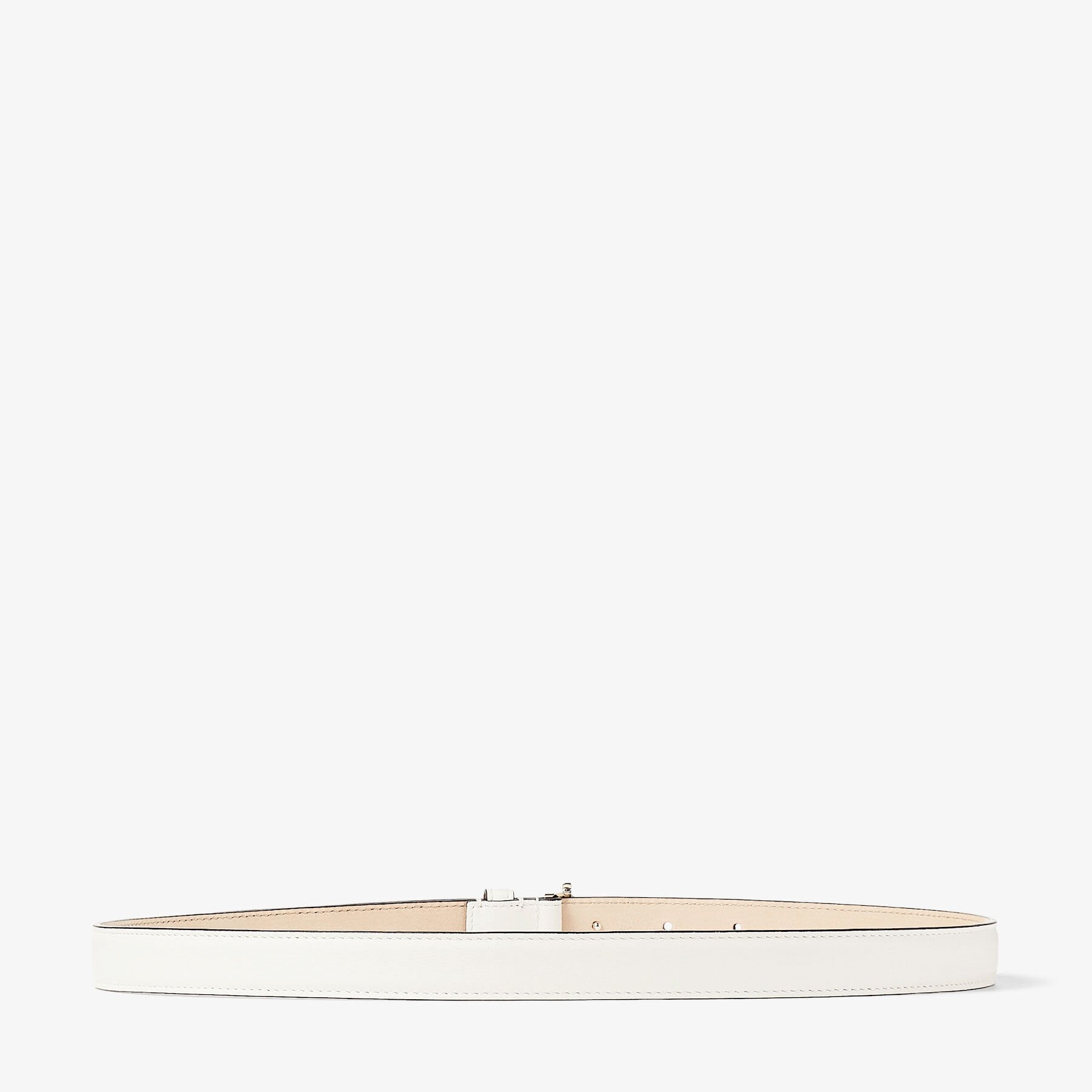 MINI HELINA | Latte Smooth Leather Mini Belt | Autumn Collection