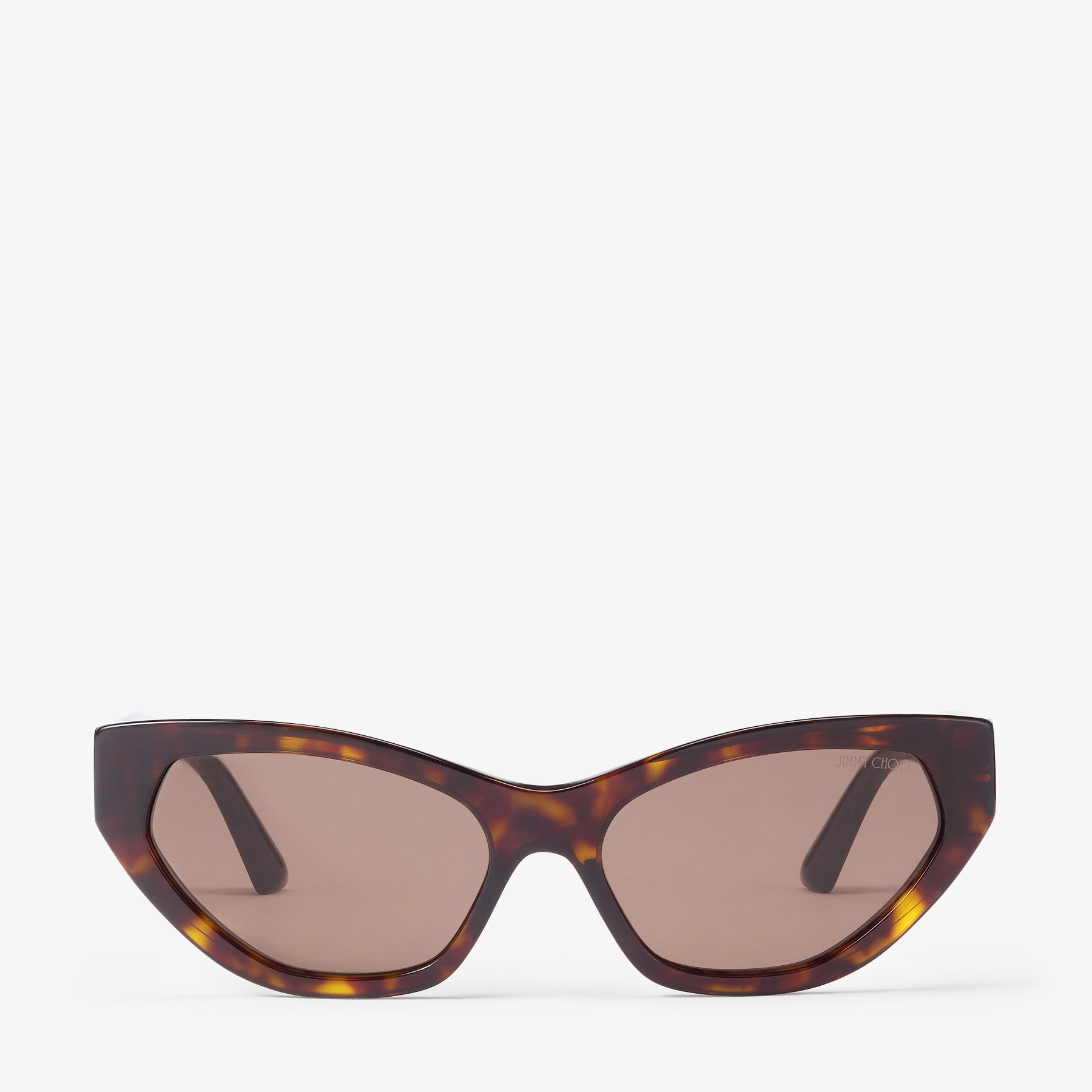 Leyla | Brown Havana Cat Eye Sunglasses | Jimmy Choo