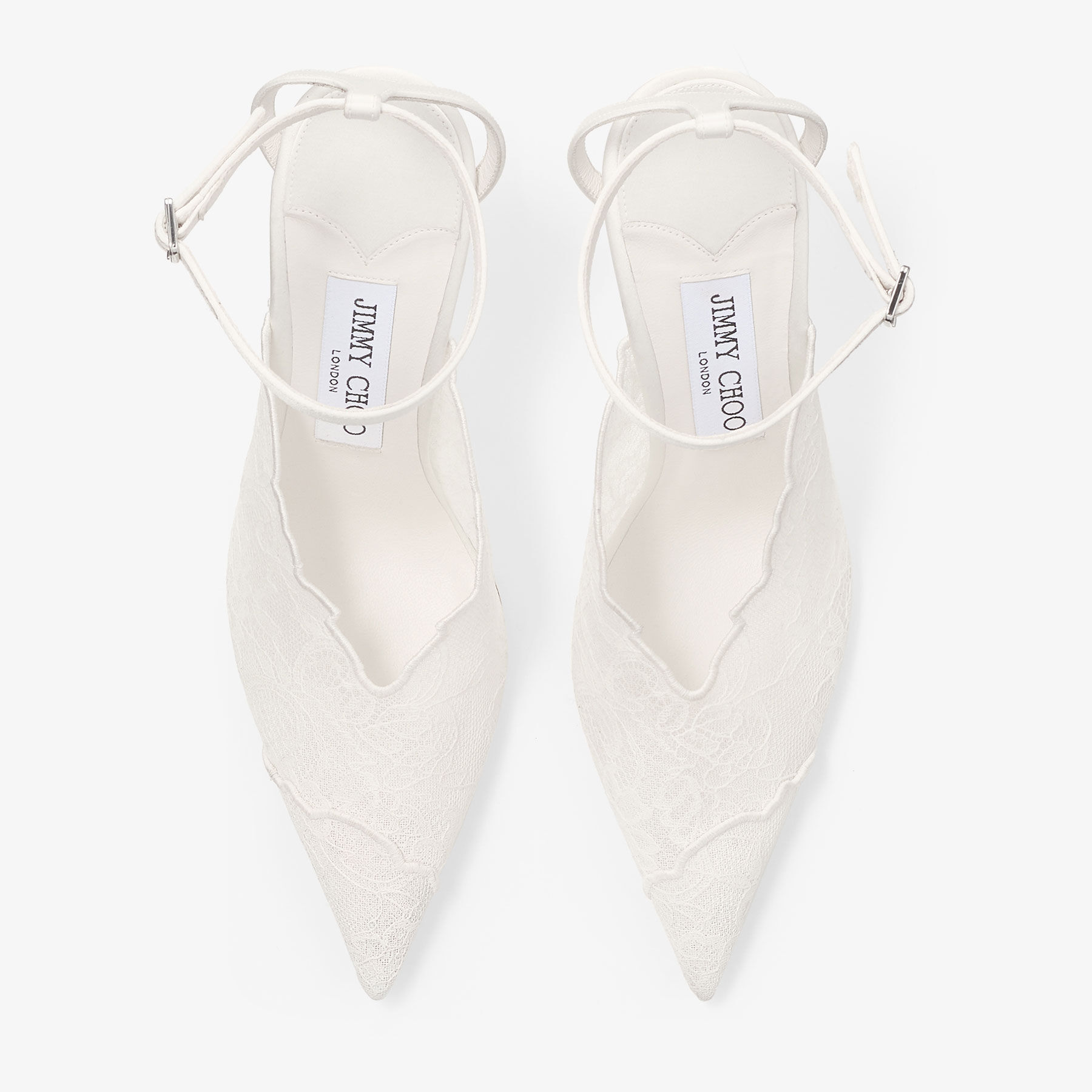 Faiz 100 | Ivory Jimmy Choo Lace Pumps | JIMMY CHOO
