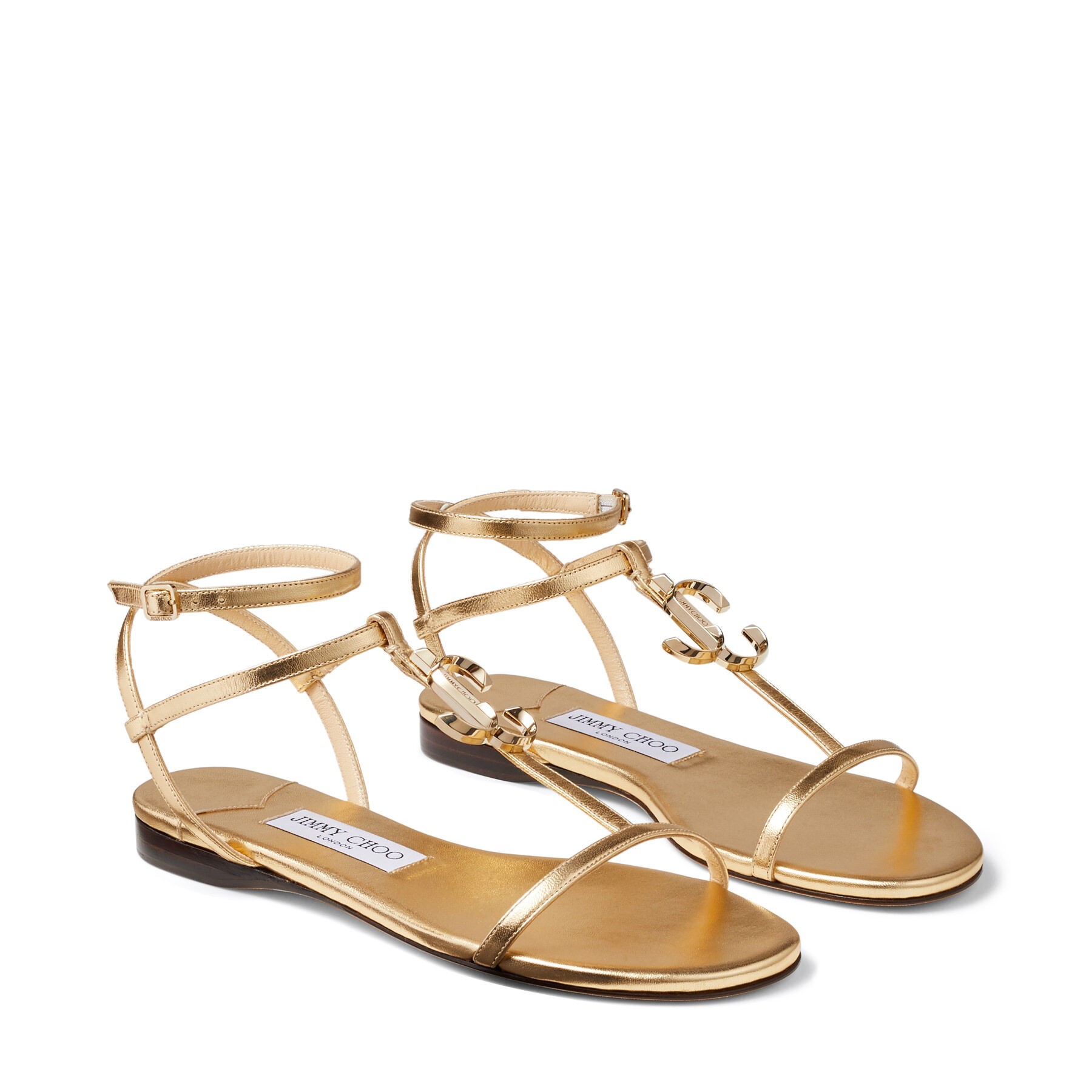 jimmy choo gold sandals
