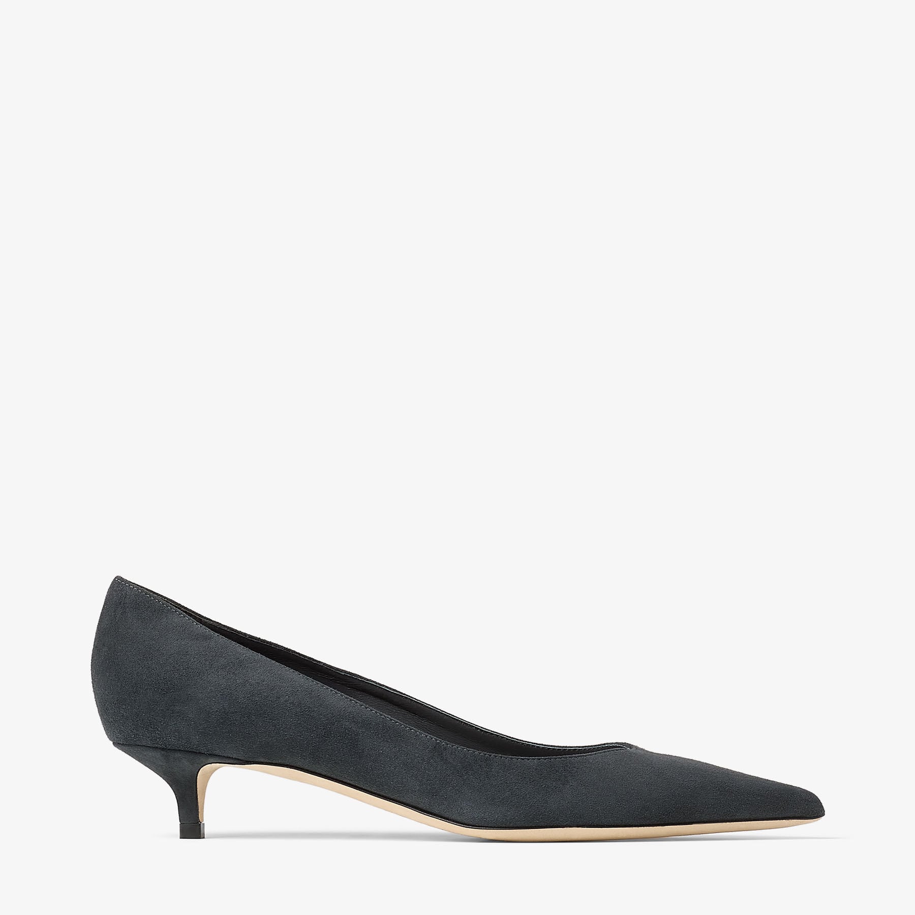 Amelia | Graphite Tonal Suede Pumps | JIMMY CHOO