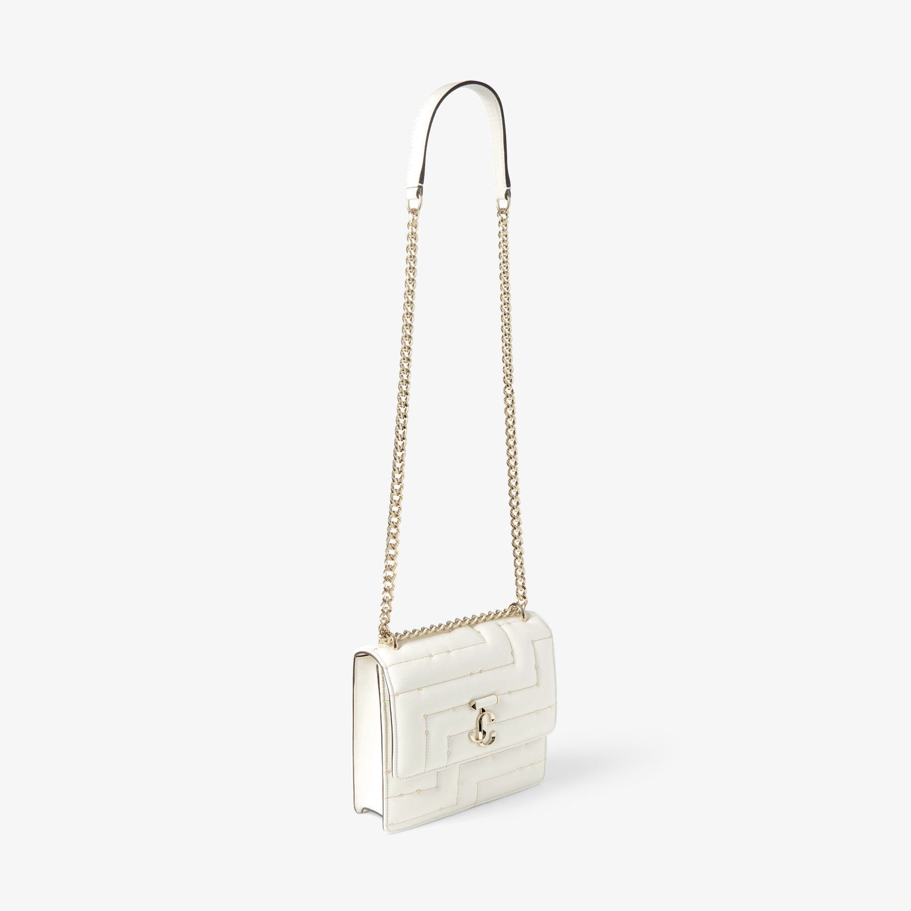 有名ブランド AVENUE SHOULDER | Latte Avenue Nappa Leather Shoulder Bag 靴