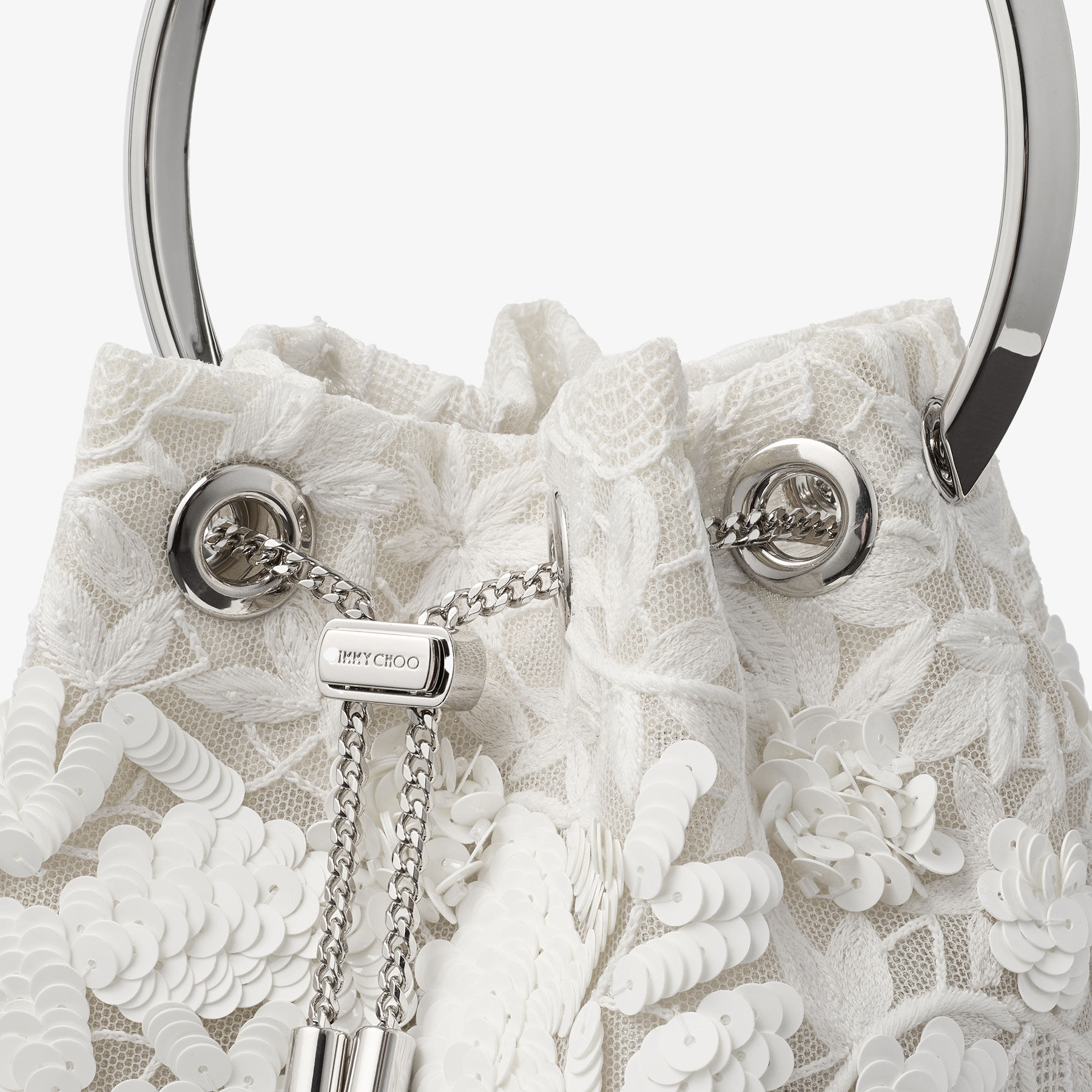 Women's White Evening and Clutch Bags | Jimmy Choo US