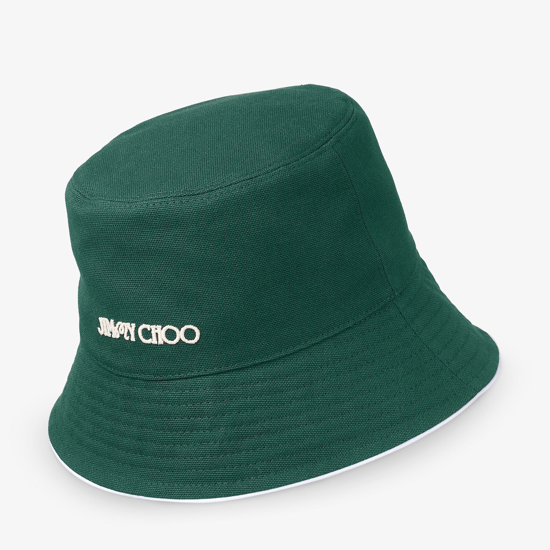 Jimmy Choo / Malbon 2.0 Bucket Hat |Malbon Green Embroidered