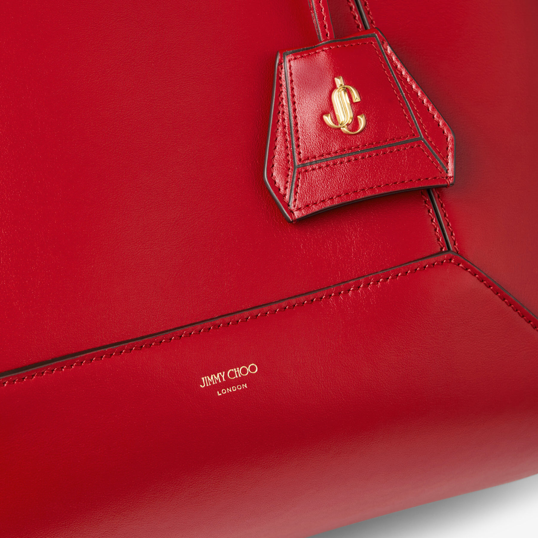 新品 JIMMY CHOO carnaby emg RED｜ファッション - 小物