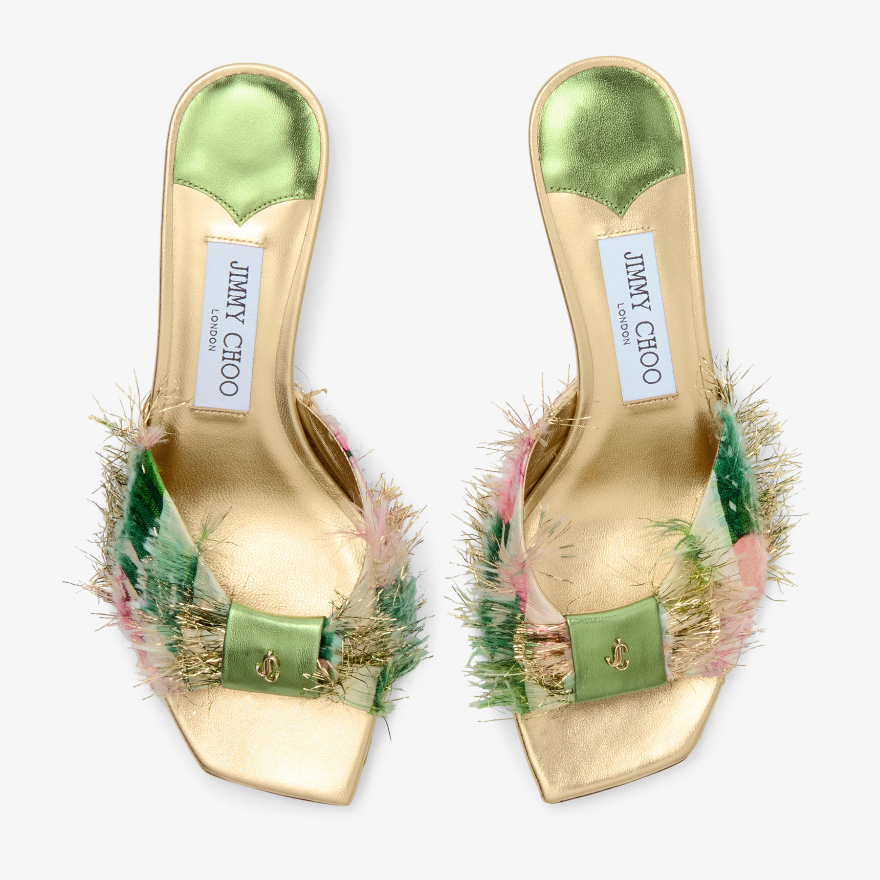 大特価セール 35 Mule Annika | Leather Nappa Metallic & Floral Orchid ぬいぐるみ
