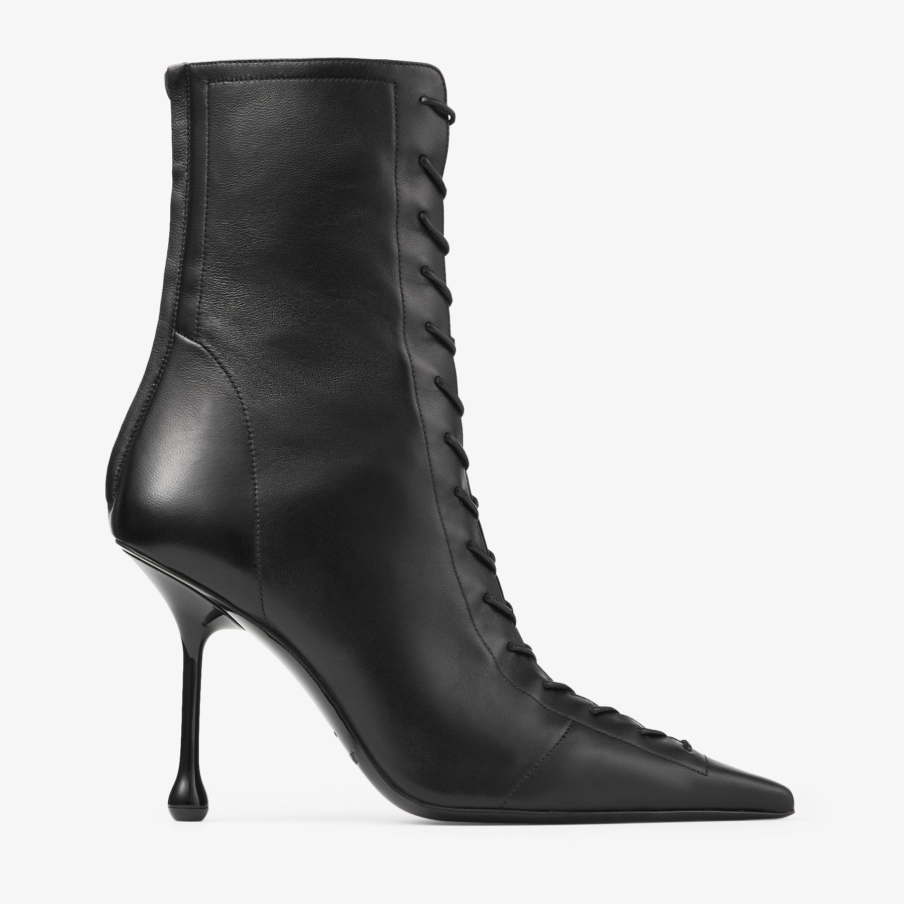 【関税&送料込】Jimmy Choo Decollete Scarlett In Nappa Scarlett 50 | Black Nappa Leather Pumps | JIMMY CHOO