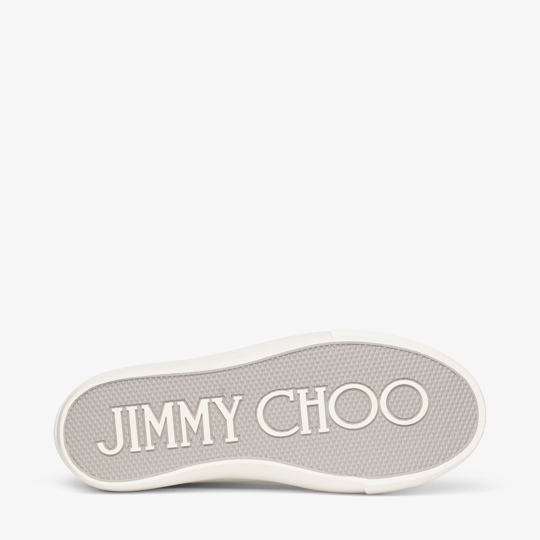Palma Maxi/F|Silver/Latte Nappa Leather Trainer| JIMMY CHOO