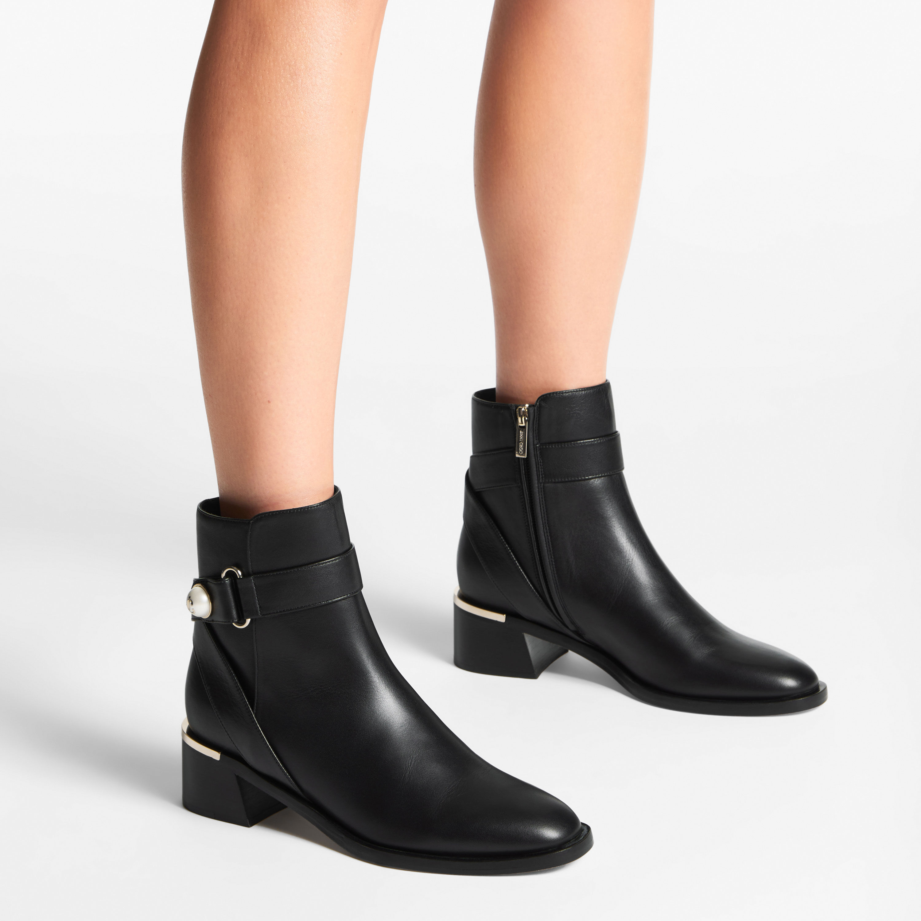 人気CHOOロゴ◆Jimmy Choo ナップラック ブーツ ブラック 人気CHOOロゴ◇Jimmy Choo ナップラック ブーツ ブラック (Jimmy