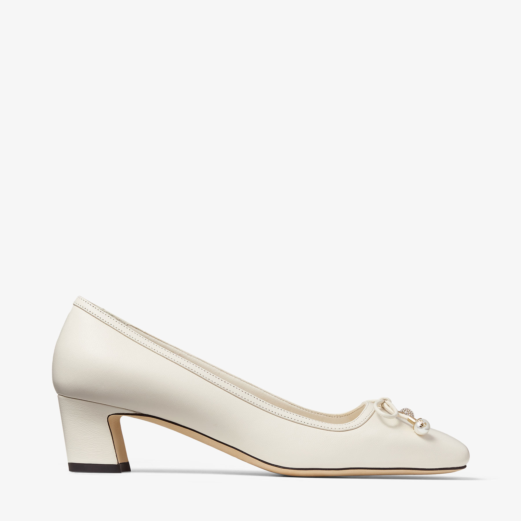 【JIMMY CHOO】ELME 45 NAP LATTE パンプス J000168631 Elme 45 | Latte Nappa Leather Pumps | JIMMY CHOO