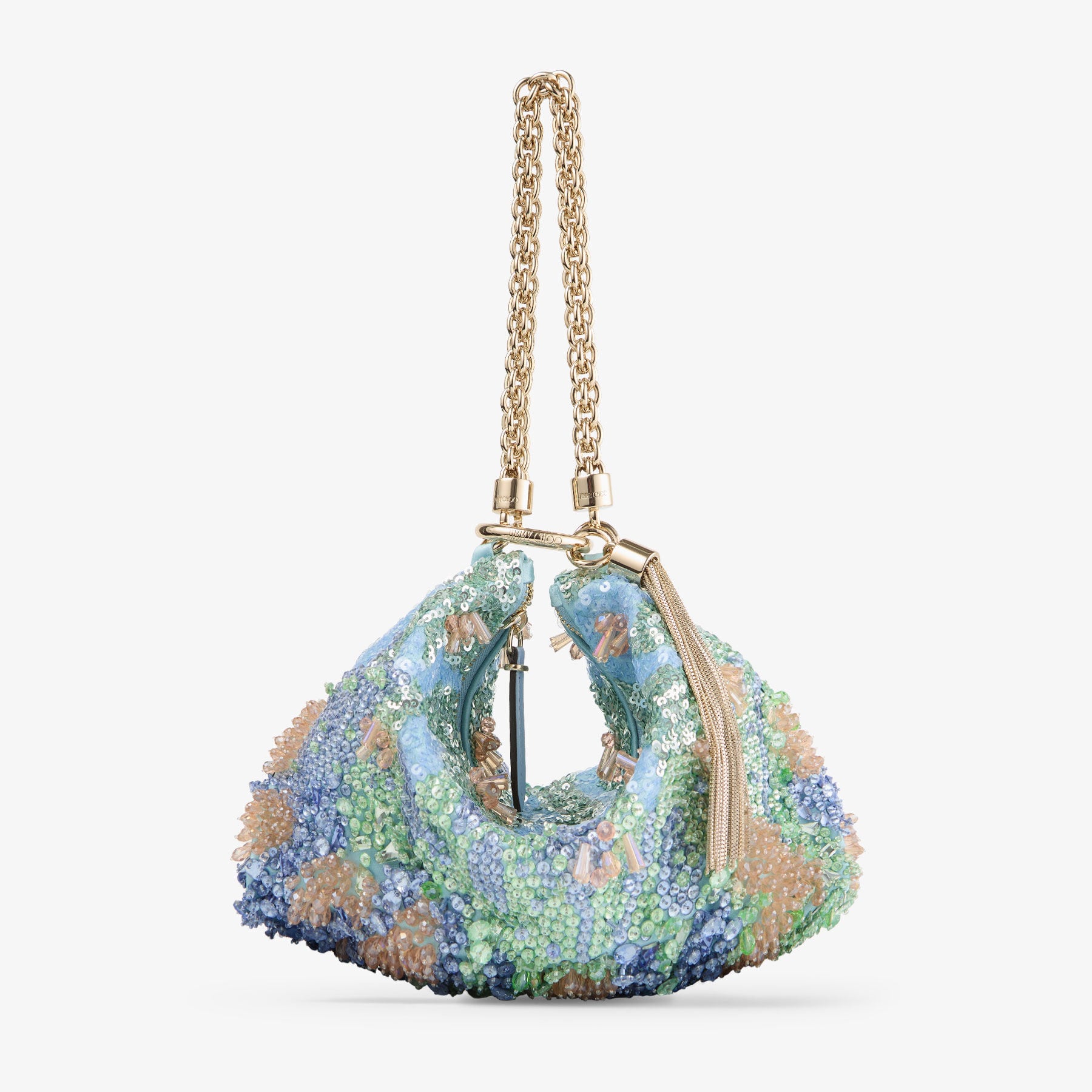 Jimmy Choo 水色スエード パーティーバッグ Women's Blue Evening and Clutch Bags | Jimmy Choo US