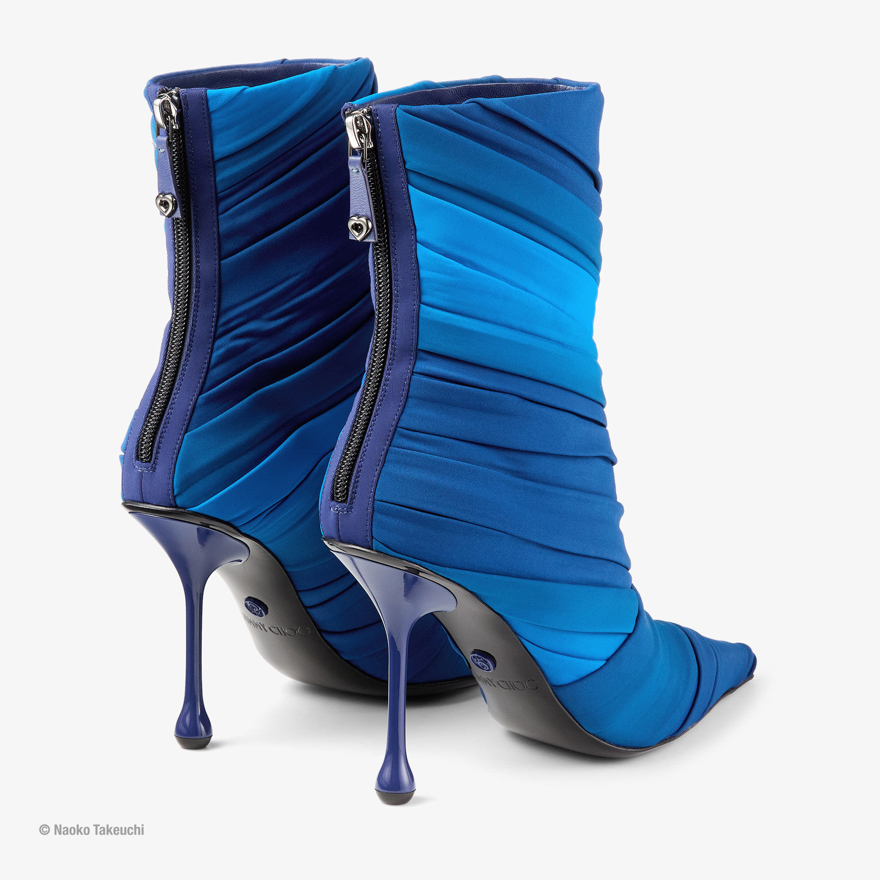 Sailor Uranus Boot 95 | Blue Degrade Lycra Boot | JIMMY CHOO Sailor Uranus Boot 95 | Blue Degrade Lycra Boot | JIMMY CHOO