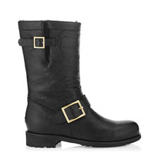 jimmy choo biker boots with fur