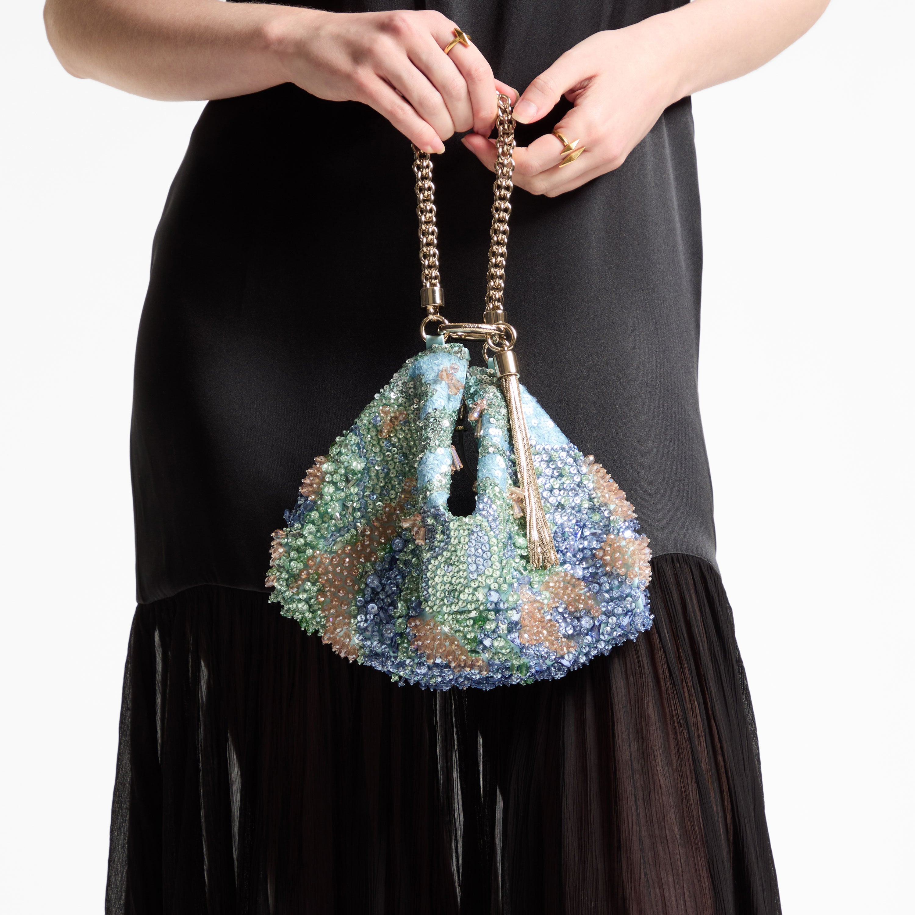 Women's Blue Evening and Clutch Bags | Jimmy Choo US