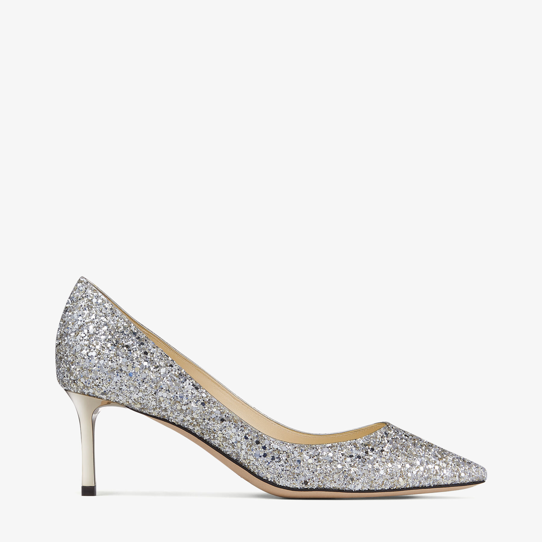 JIMMY CHOO Romy 60 グリッター ローズ パンプス 37.5 JIMMY CHOO Romy 60 グリッター ローズ パンプス 37.5