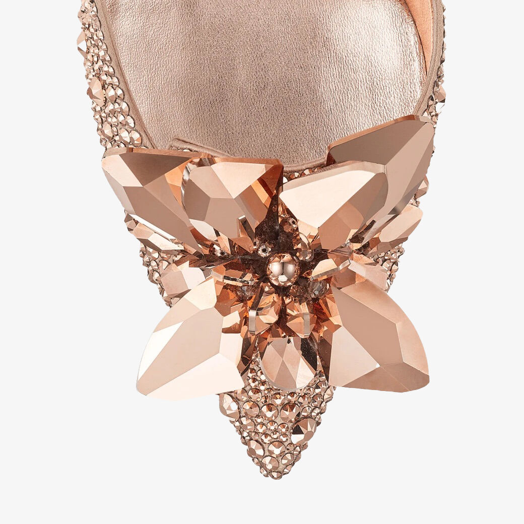 Jimmy choo rose gold shoes 2025