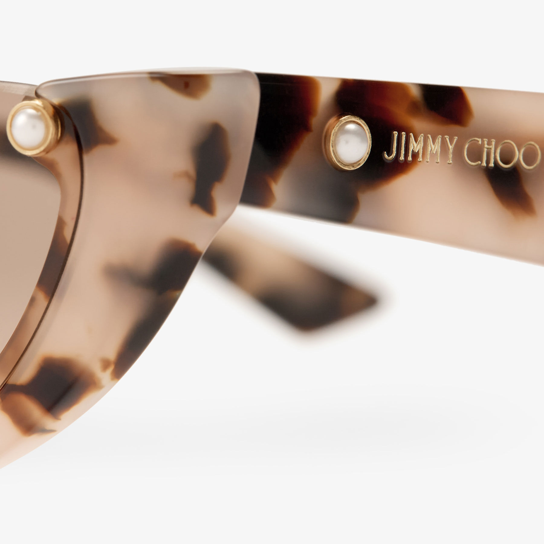 Beth | Pink Havana Cat Eye Sunglasses | JIMMY CHOO