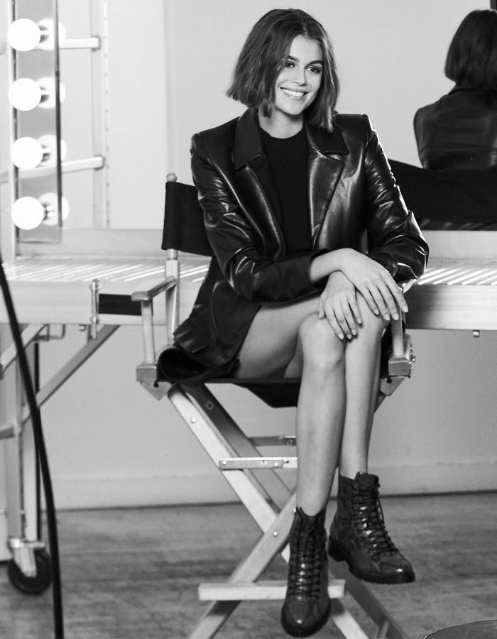 Kaia wears K-Cruz