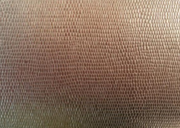 LIZARD EMBOSSED METALLIC LEATHER