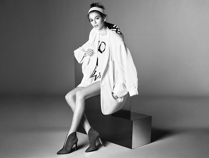 Jimmy Choo Spring Summer 2019 Campaign, staring Kaia Gerber and photographed by Steven Meisel