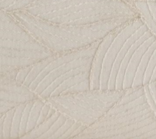 EMBROIDERED LEAVES ON SUEDE