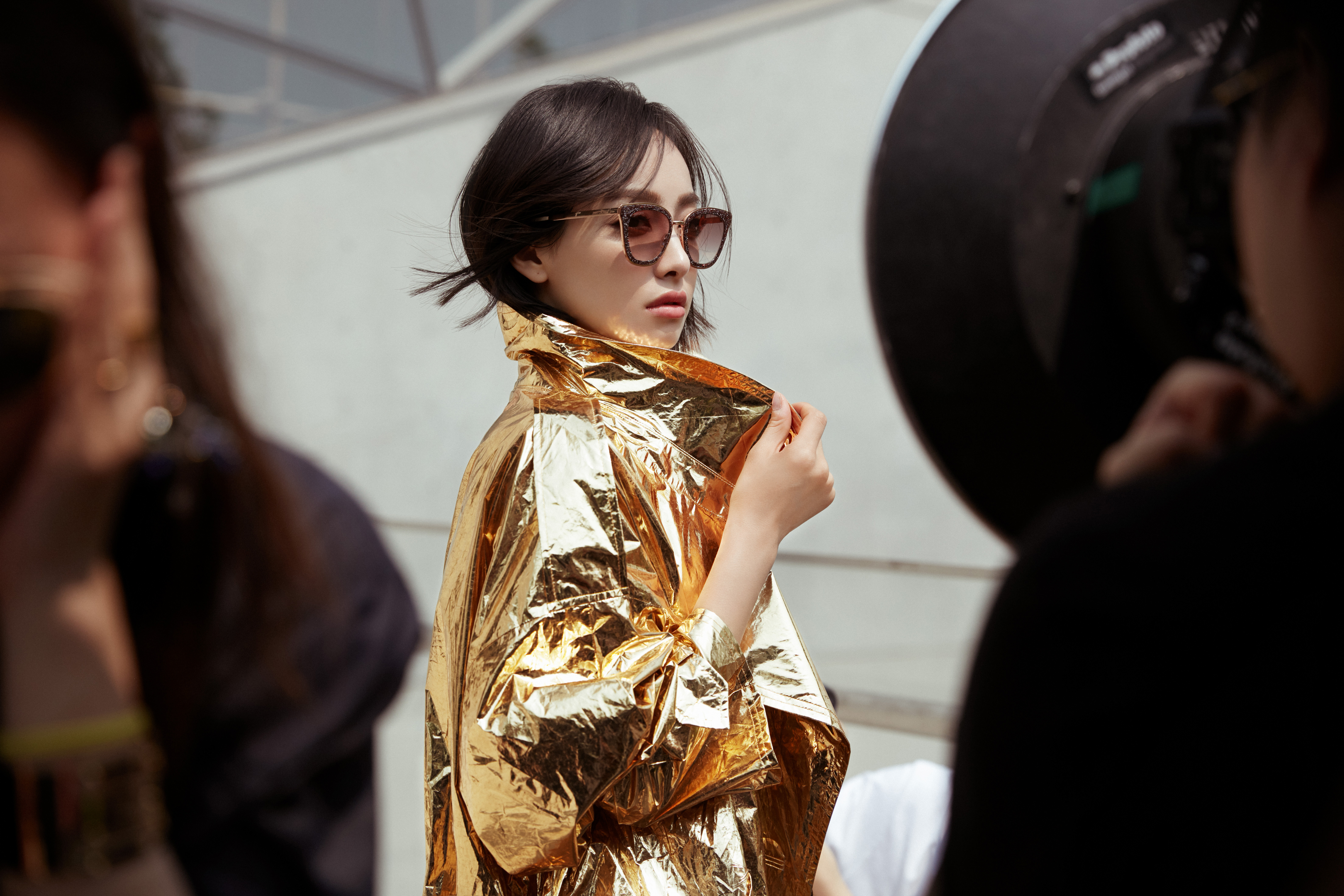 Victoria Song Qian wearing Jimmy Choo LIZZY