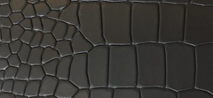 CROC PRINT BRUSHED LEATHER