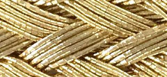 STRIPED METALLIC BRAIDED ROPE