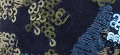 FLORAL EMBROIDERY ON SUEDE