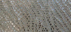 METALLIC PRINTED SUEDE