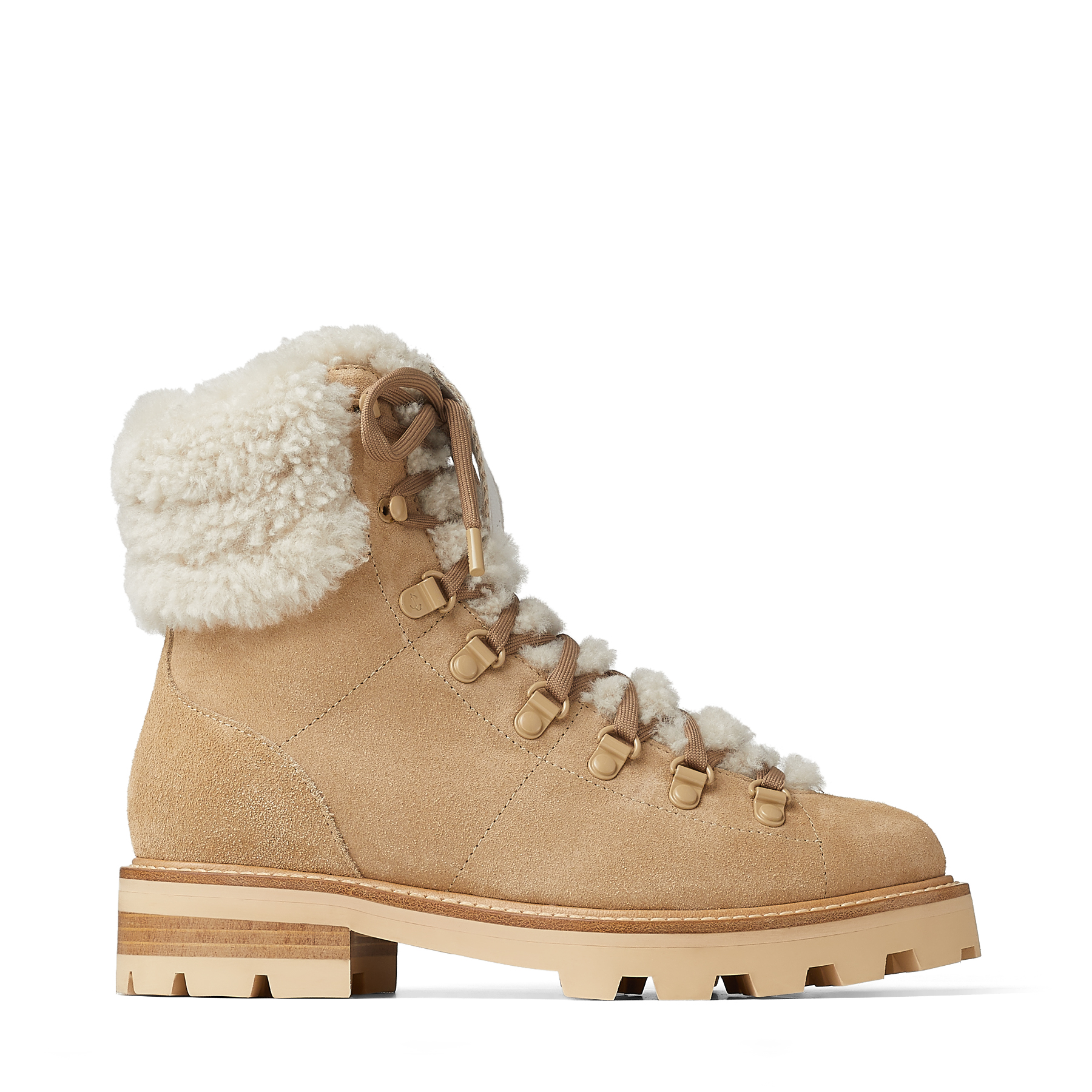 shearling hiking boots