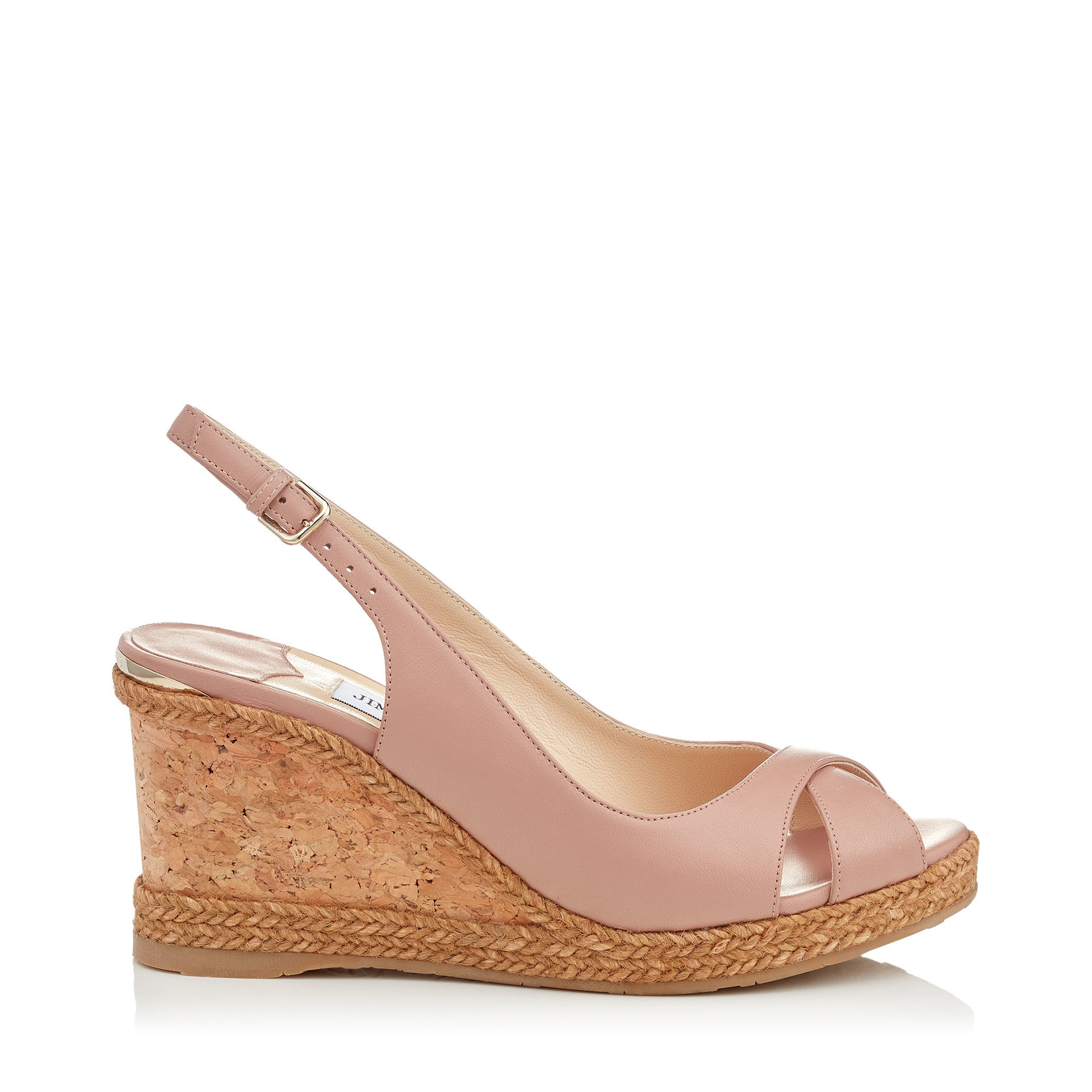 leather slingback wedges