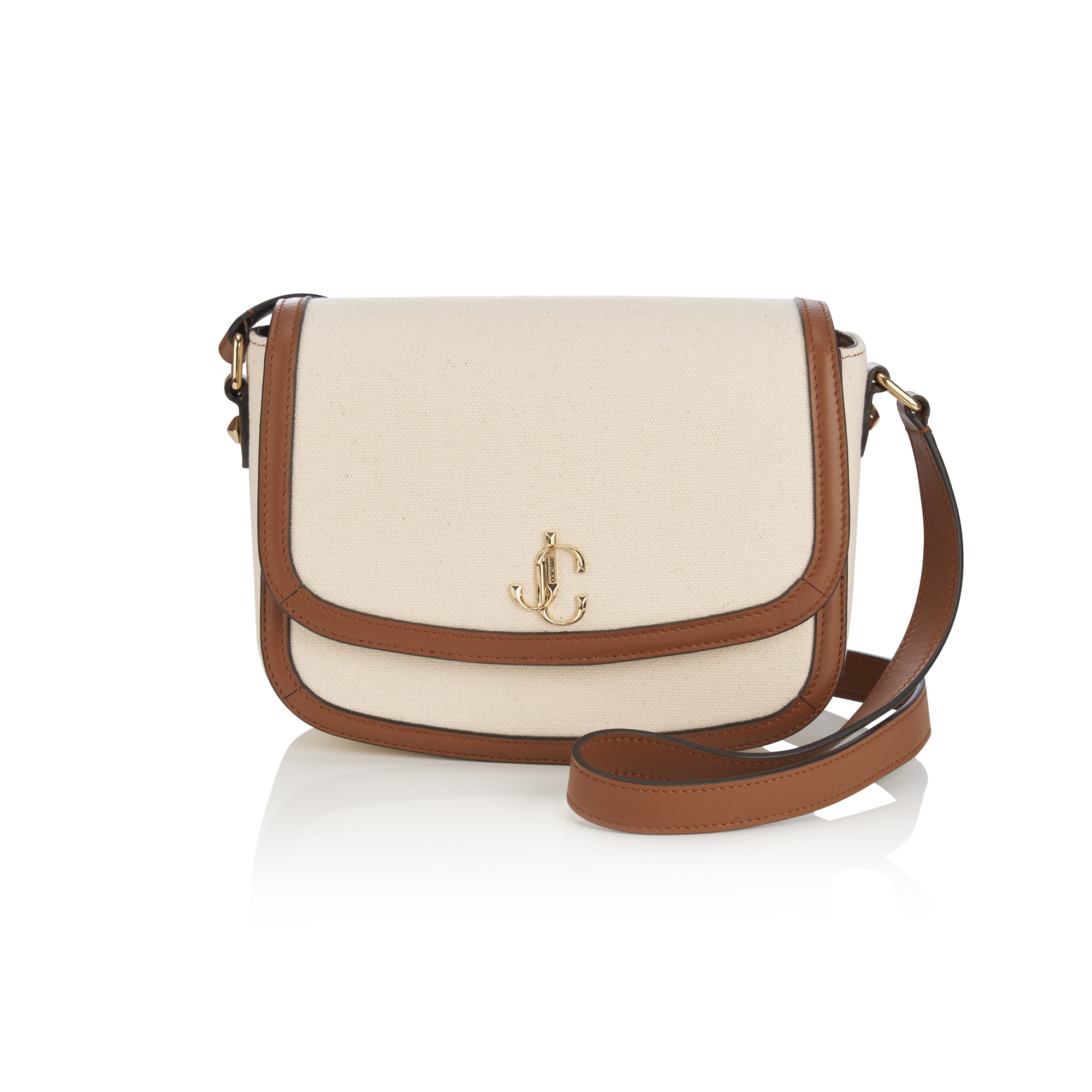 Jimmy Choo Jc Satchel/m In Ecru/tan | ModeSens