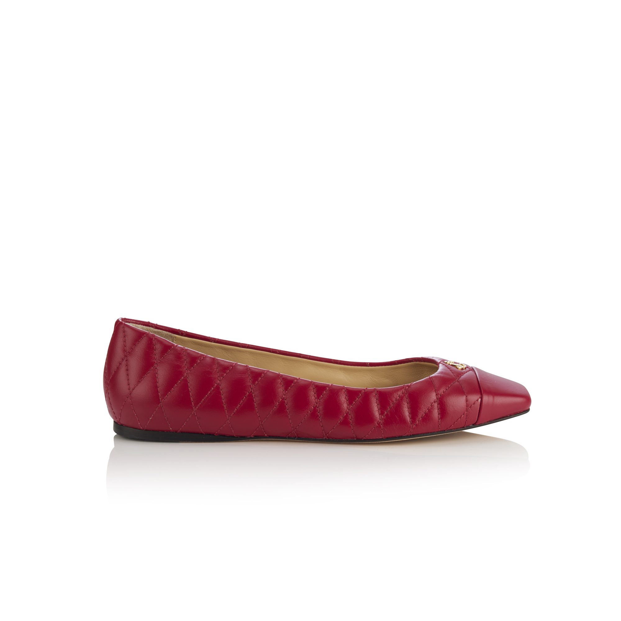 SALE!!Jimmy Choo★LENI FLAT Jimmy Choo Leni Flat In Raspberry/light Gold | ModeSens